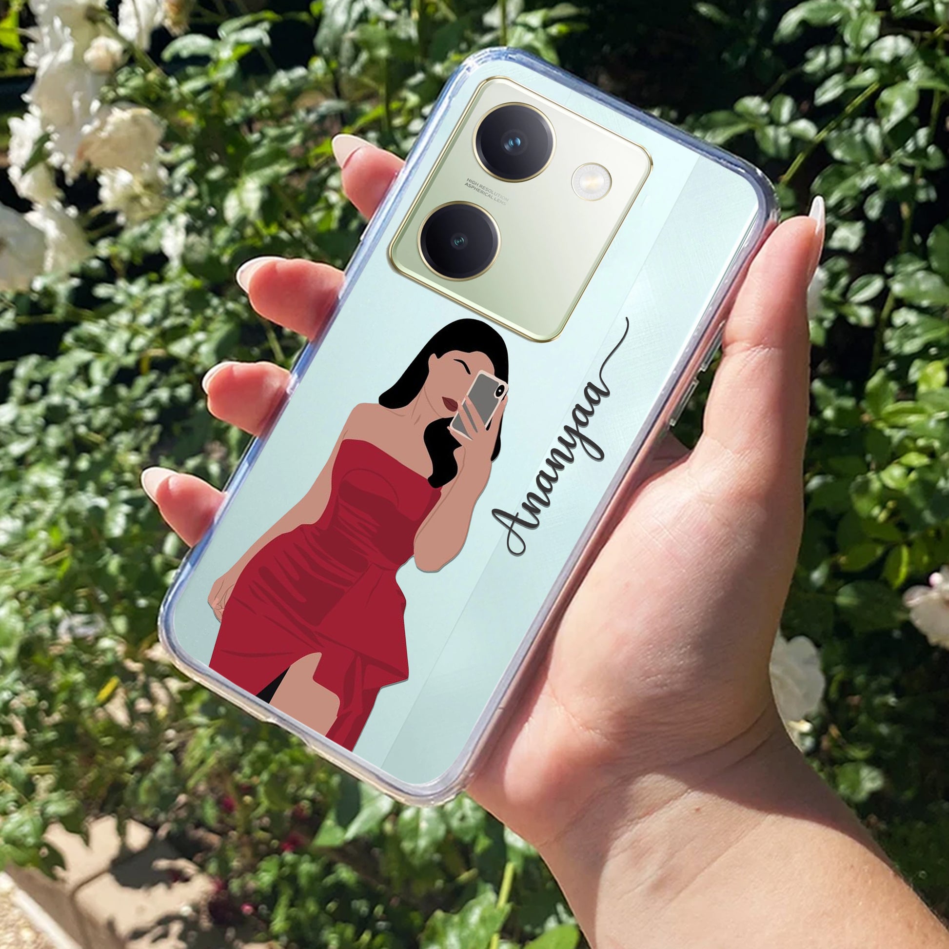 Scarlet Selfie Customize Transparent Silicon Case For Vivo ShopOnCliQ