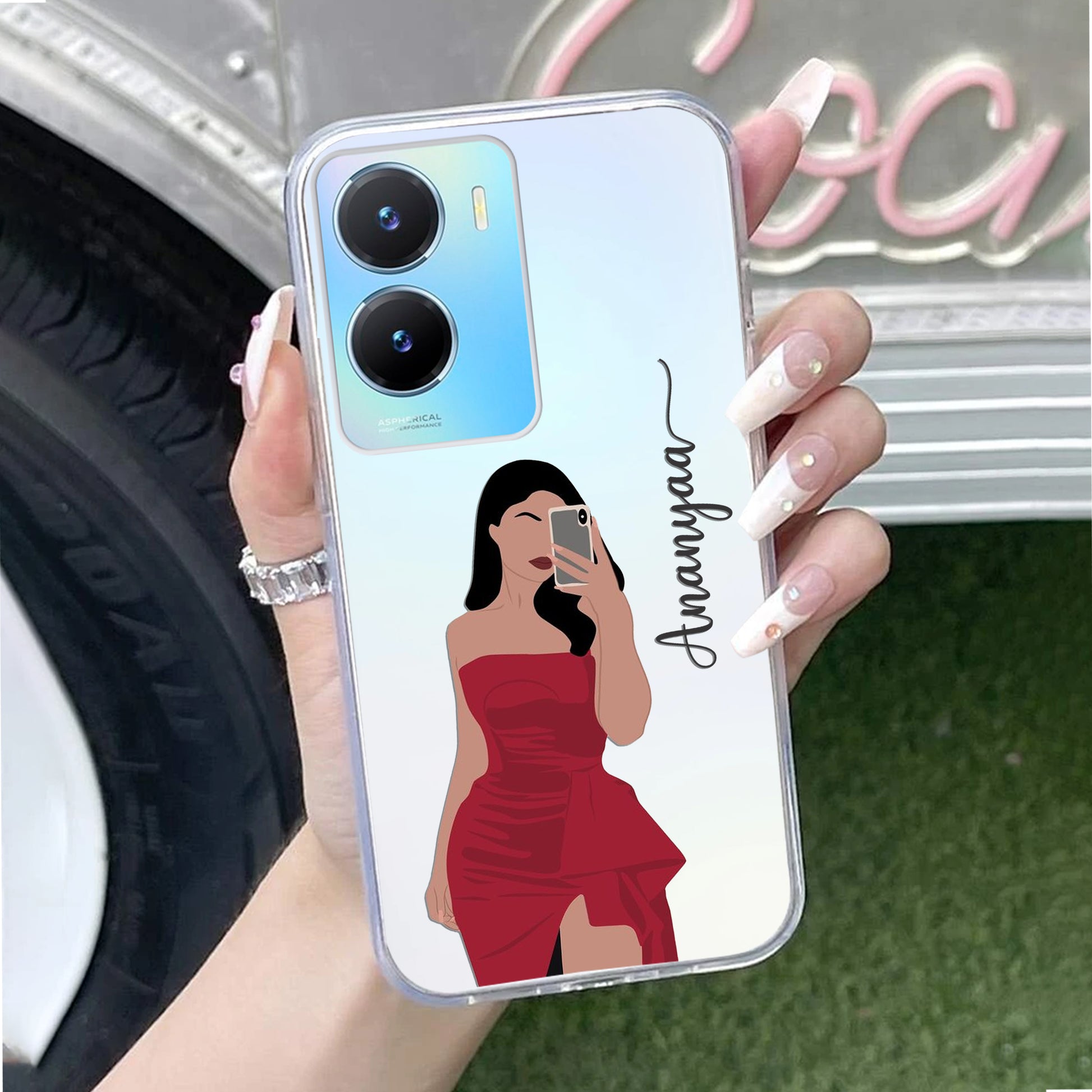 Scarlet Selfie Customize Transparent Silicon Case For Vivo ShopOnCliQ