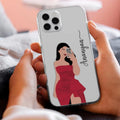 Scarlet Selfie Customize Anti Yellow Clear Case For iPhone 16 Pro