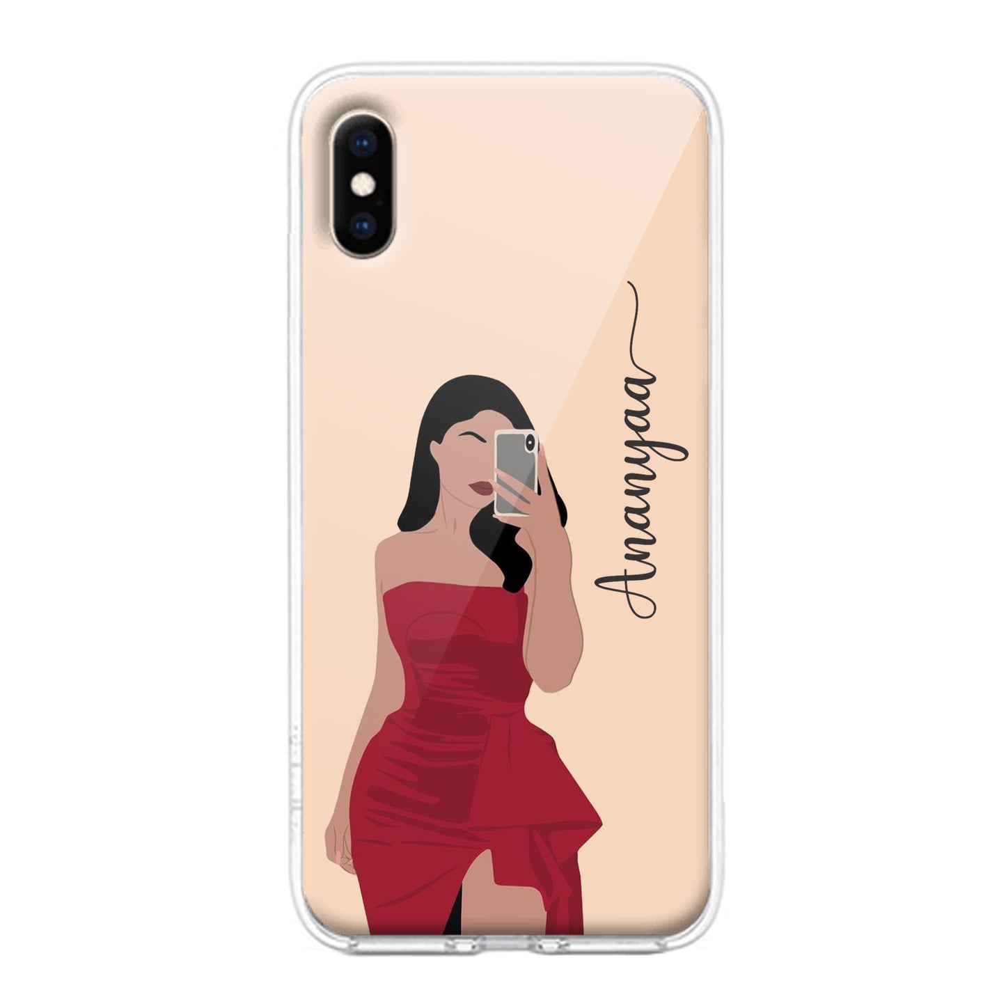 Scarlet Selfie Customize Transparent Silicon Case For iPhone ShopOnCliQ