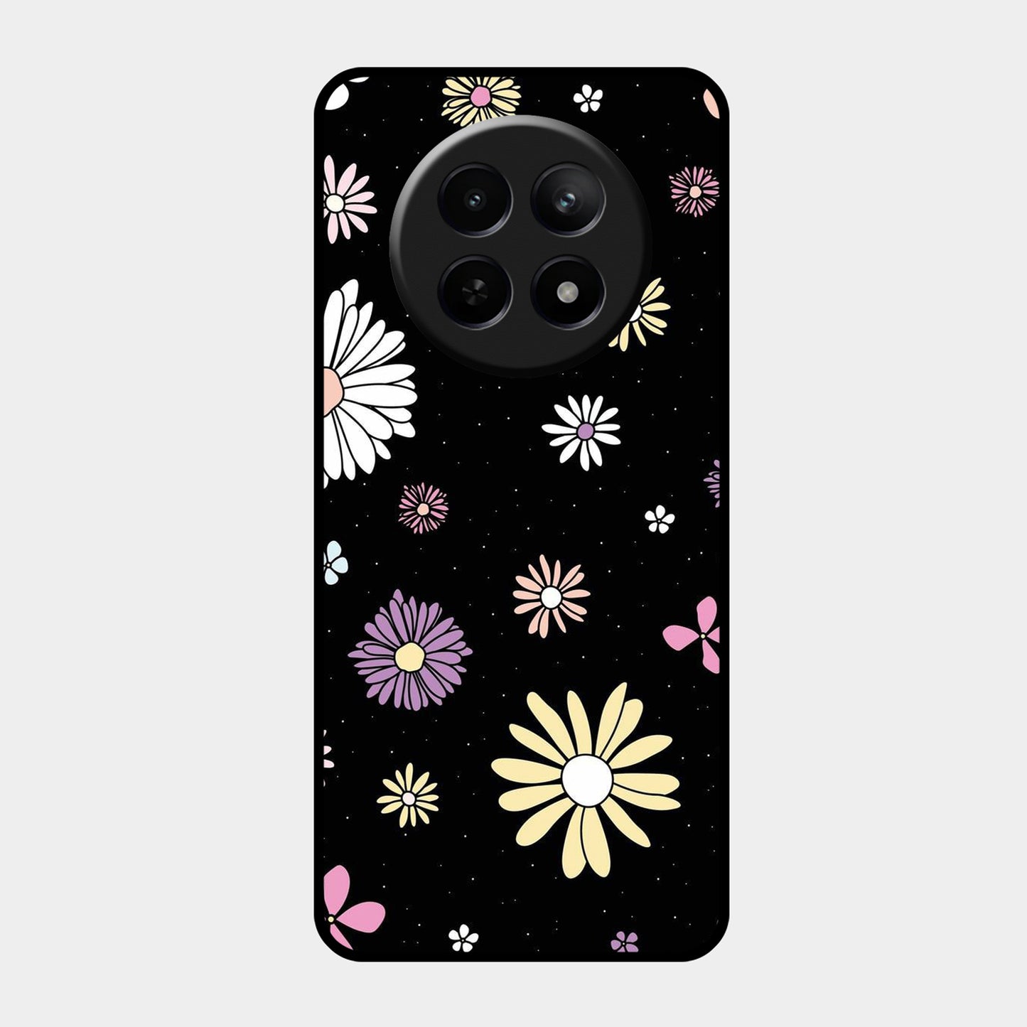 Seamless Floral Glossy Customised Metal Case Cover For Realme ShopOnCliQ