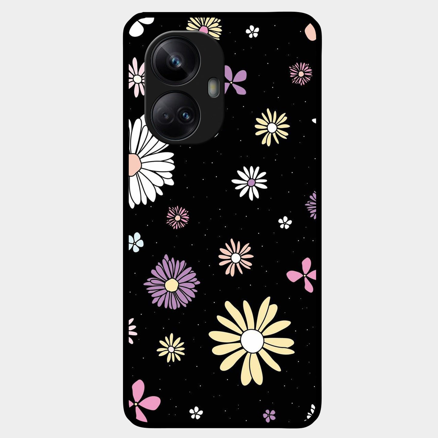 Seamless Floral Glossy Customised Metal Case Cover For Realme ShopOnCliQ