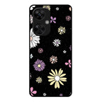 Seamless Floral Glossy Metal Case Cover For OnePlus - ShopOnCliQ