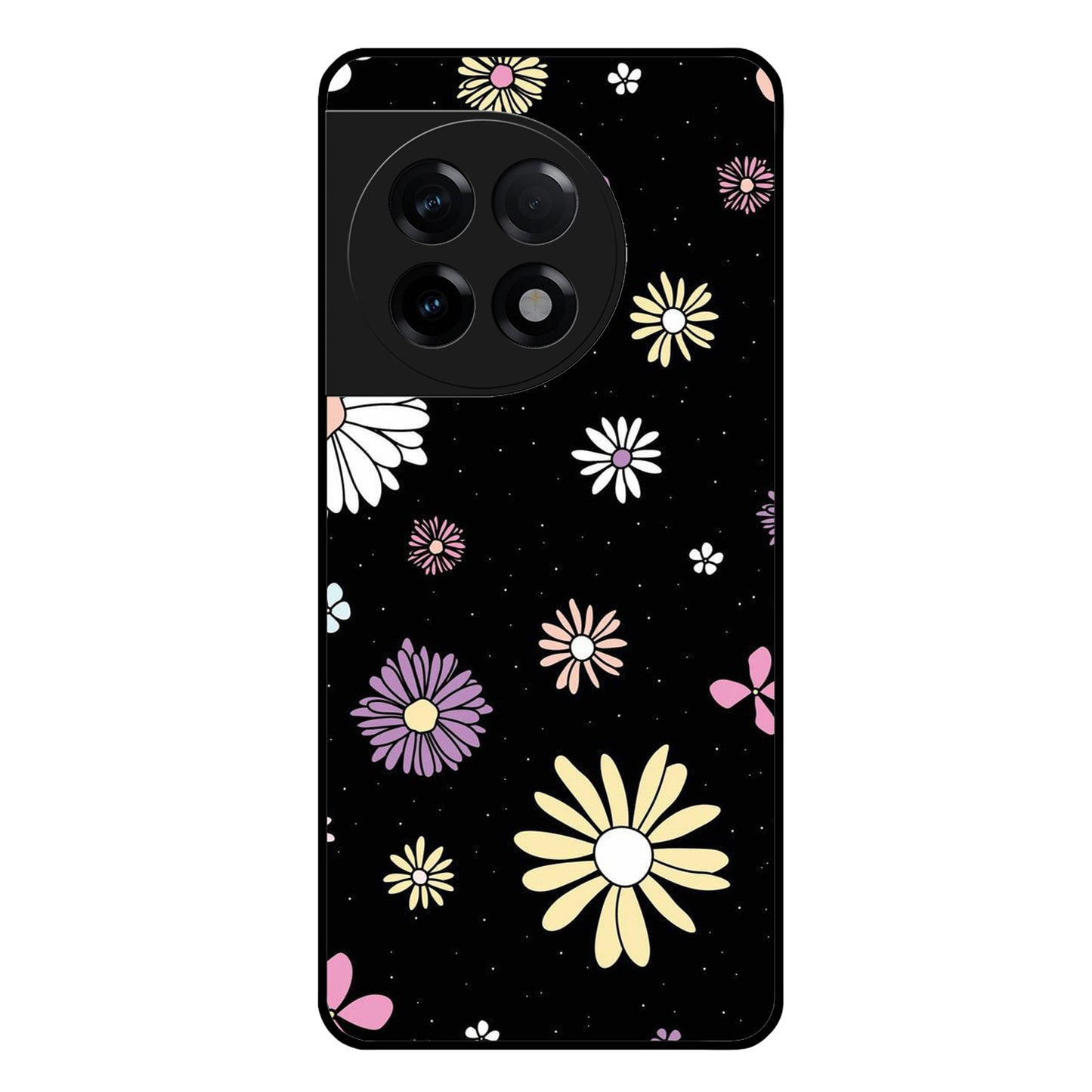 Seamless Floral Glossy Metal Case Cover For OnePlus ShopOnCliQ