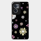 Seamless Floral Glossy Metal Case Cover For OnePlus - ShopOnCliQ
