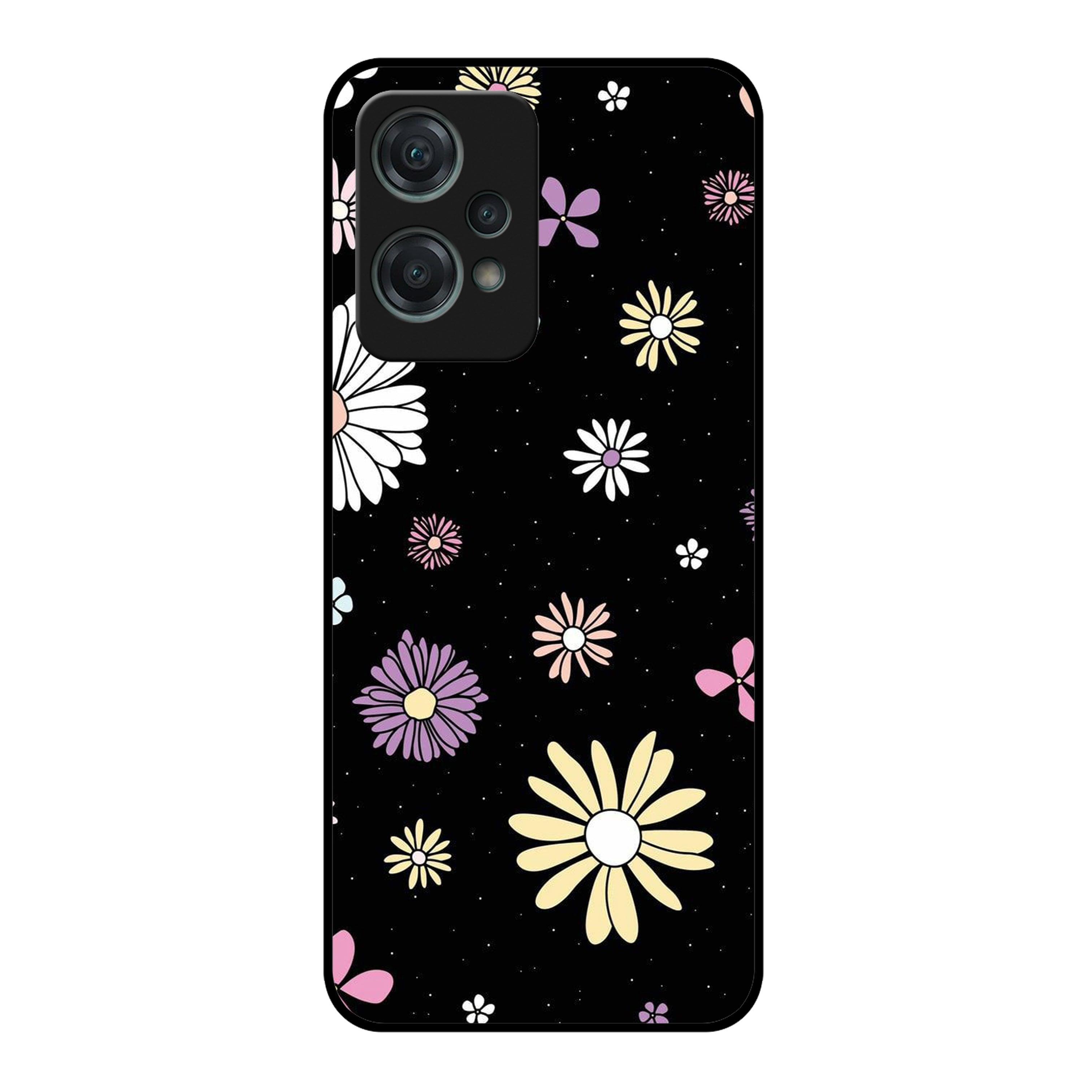 Seamless Floral Glossy Metal Case Cover For OnePlus - ShopOnCliQ
