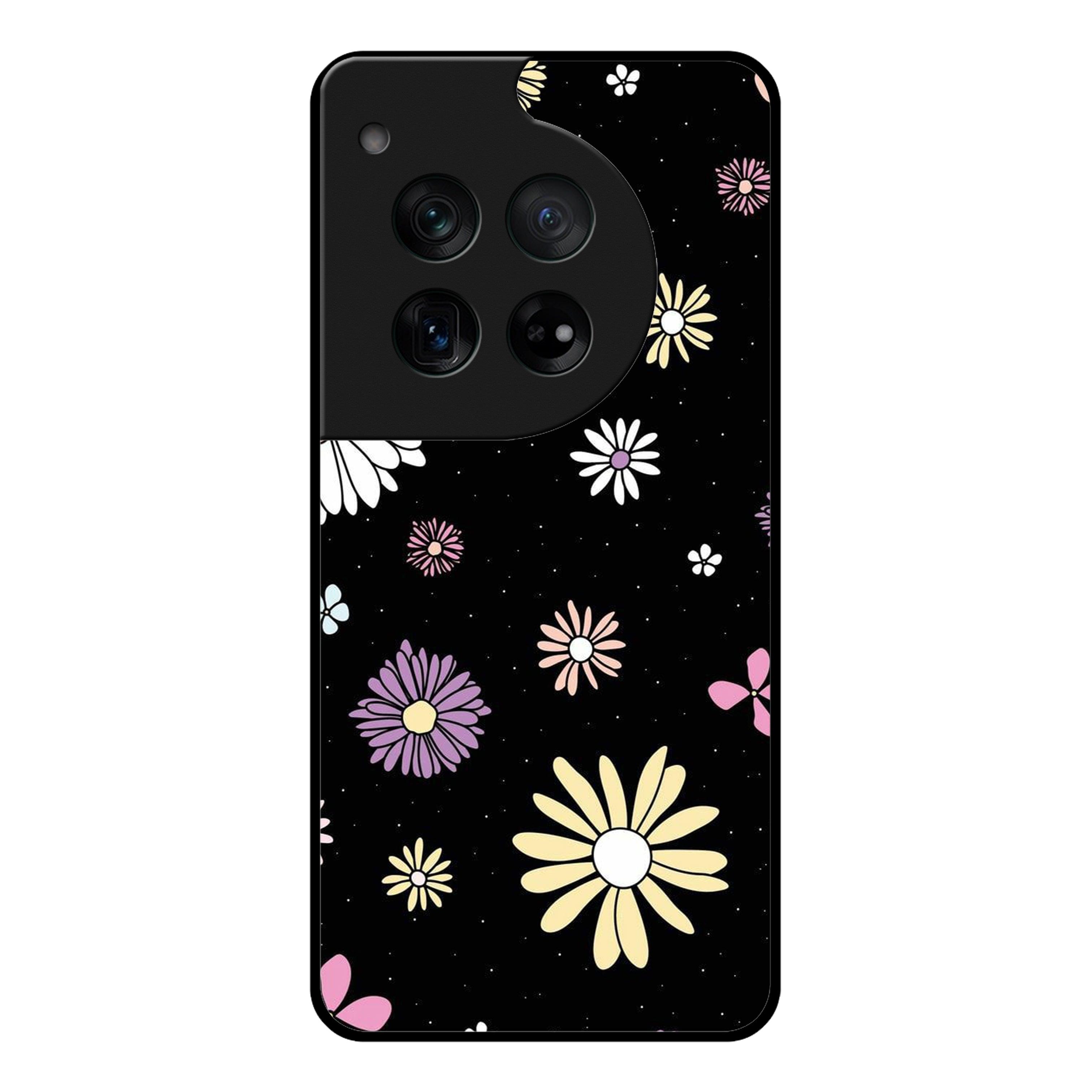 Seamless Floral Glossy Metal Case Cover For OnePlus - ShopOnCliQ