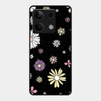 Seamless Floral Glossy Metal Case Cover For Redmi - ShopOnCliQ