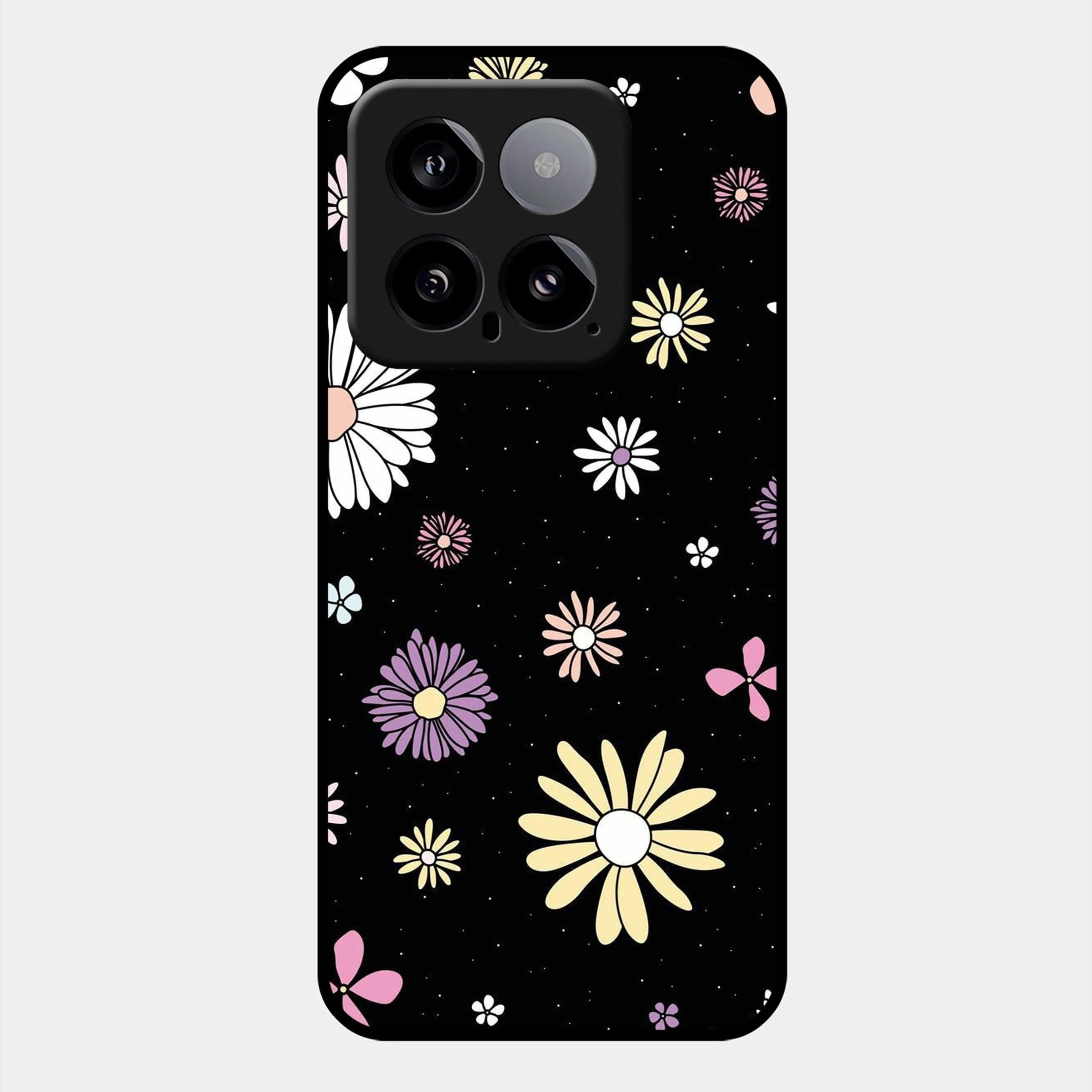 Seamless Floral Glossy Metal Case Cover For Redmi - ShopOnCliQ