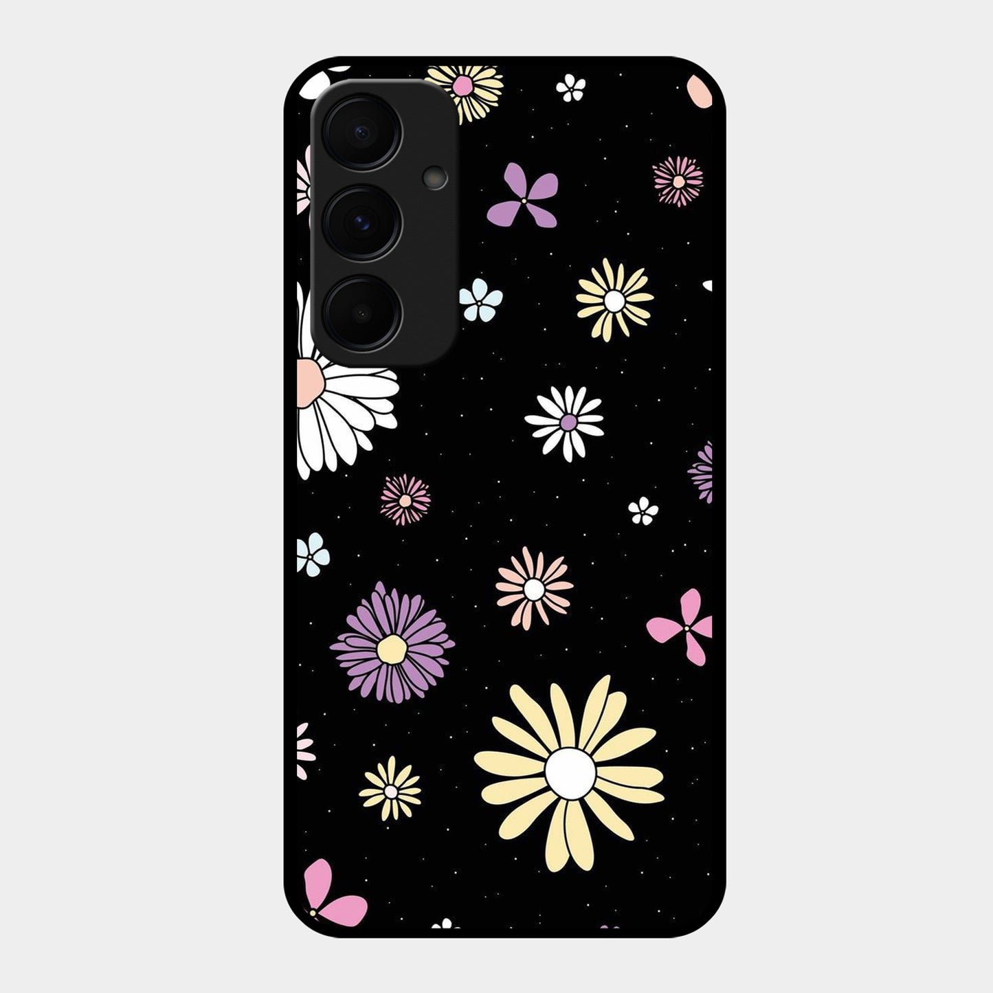 Seamless Floral Glossy Metal Case Cover For Samsung ShopOnCliQ