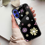 Seamless Floral Glossy Metal Case Cover For iPhone - ShopOnCliQ