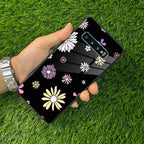 Seamless Floral Print Glass Case Cover For Samsung - ShopOnCliQ