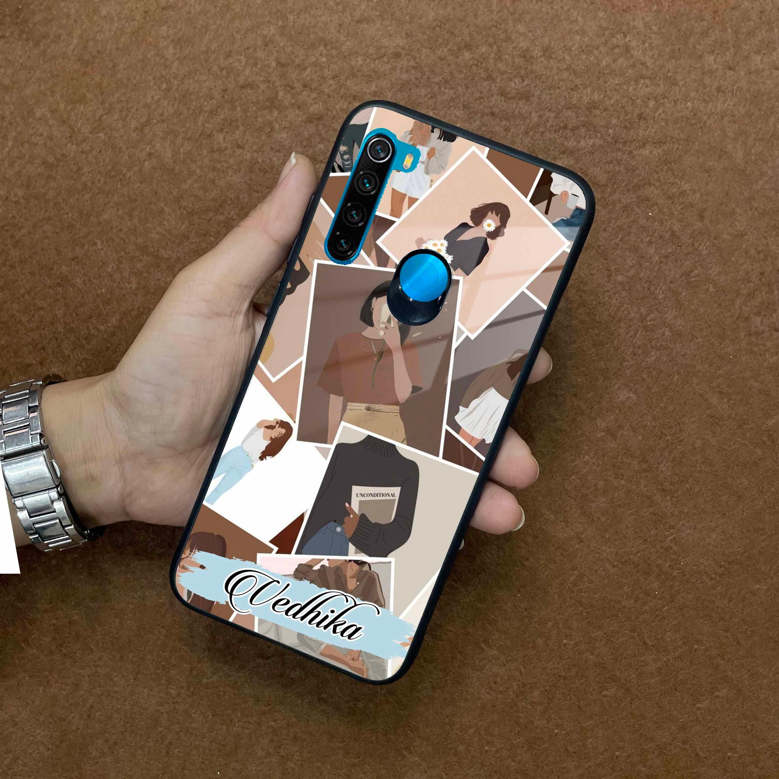 Selfie Girl Collage Glass Case Cover For Redmi/Xiaomi - ShopOnCliQ