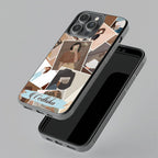 Selfie Girl Collage Glass Case Cover For iPhone - ShopOnCliQ
