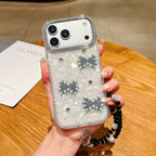 Shimmer Bow Wristlet Phone Case