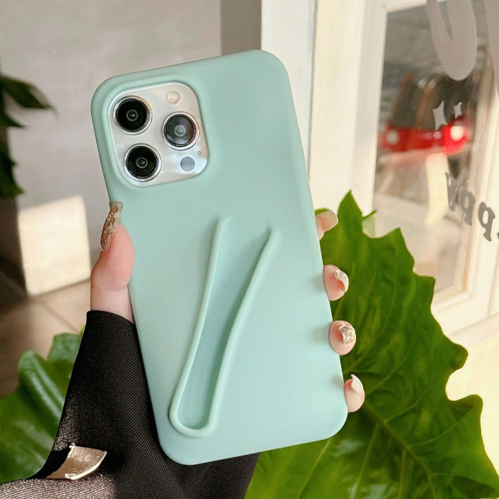 Shockproof Silicone Lip Gloss Phone Case Lipstick Holder for iPhone - ShopOnCliQ