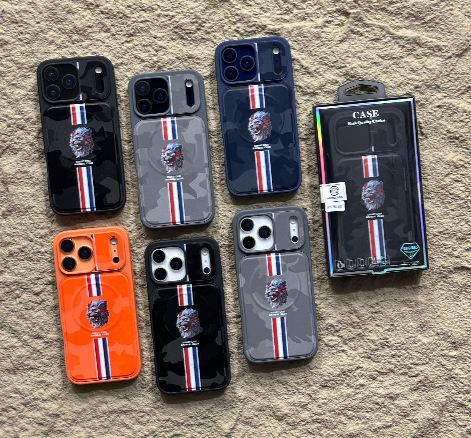 Lion Stripe Armor Phone Case for iPhone - ShopOnCliQ