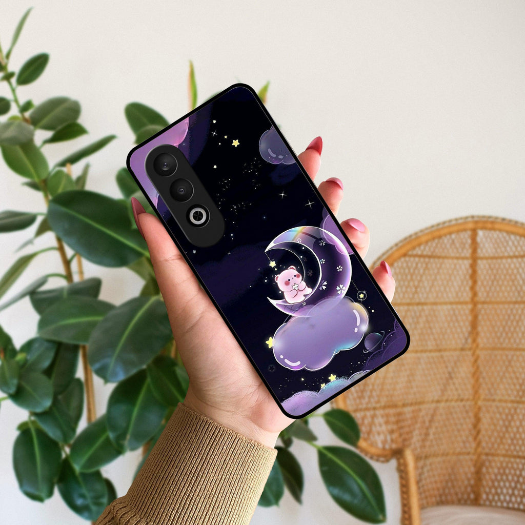 Sky Panda Design Glass Phone Case Cover For OnePlus - ShopOnCliQ