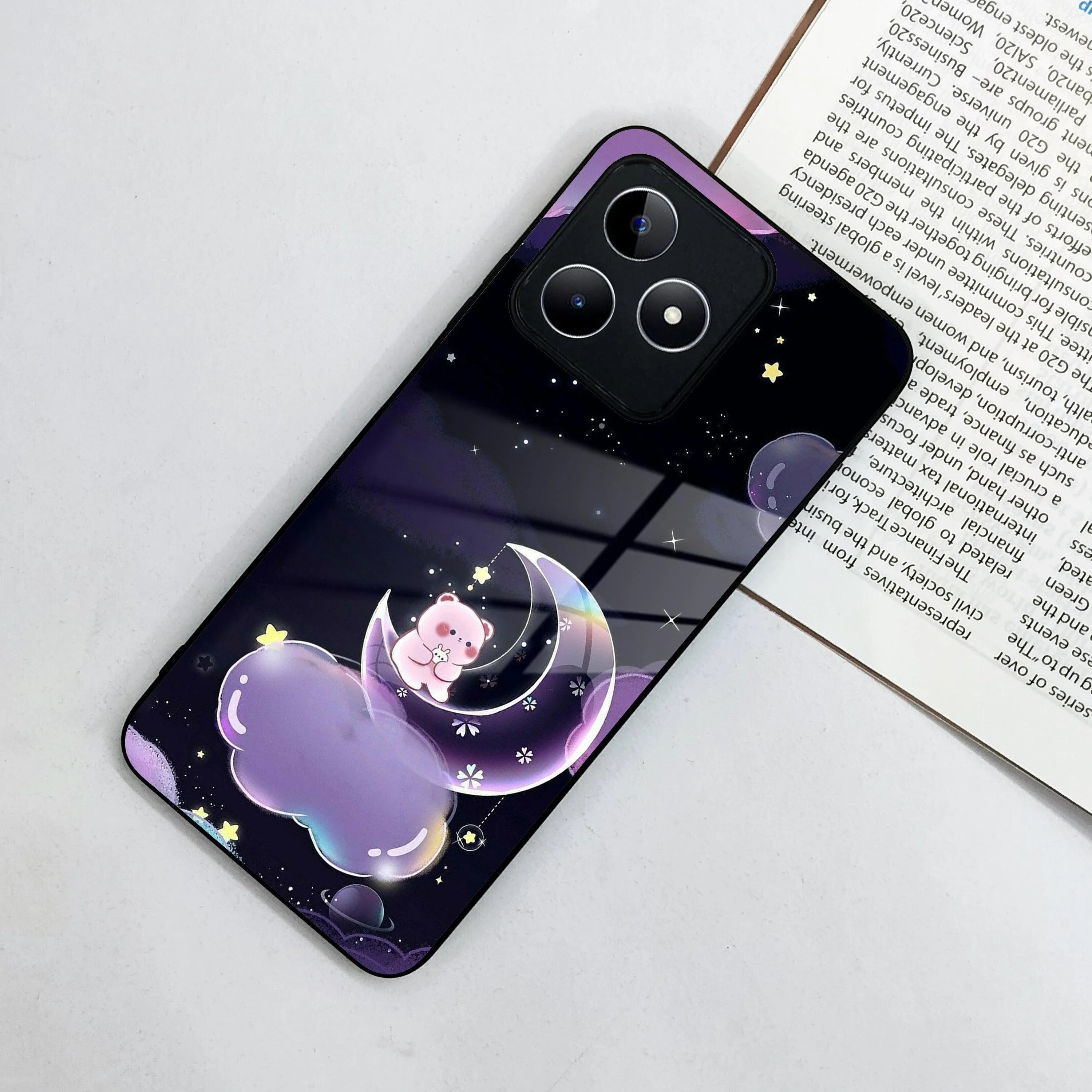Sky Panda Design Glass Phone Case Cover For Realme/Narzo - ShopOnCliQ