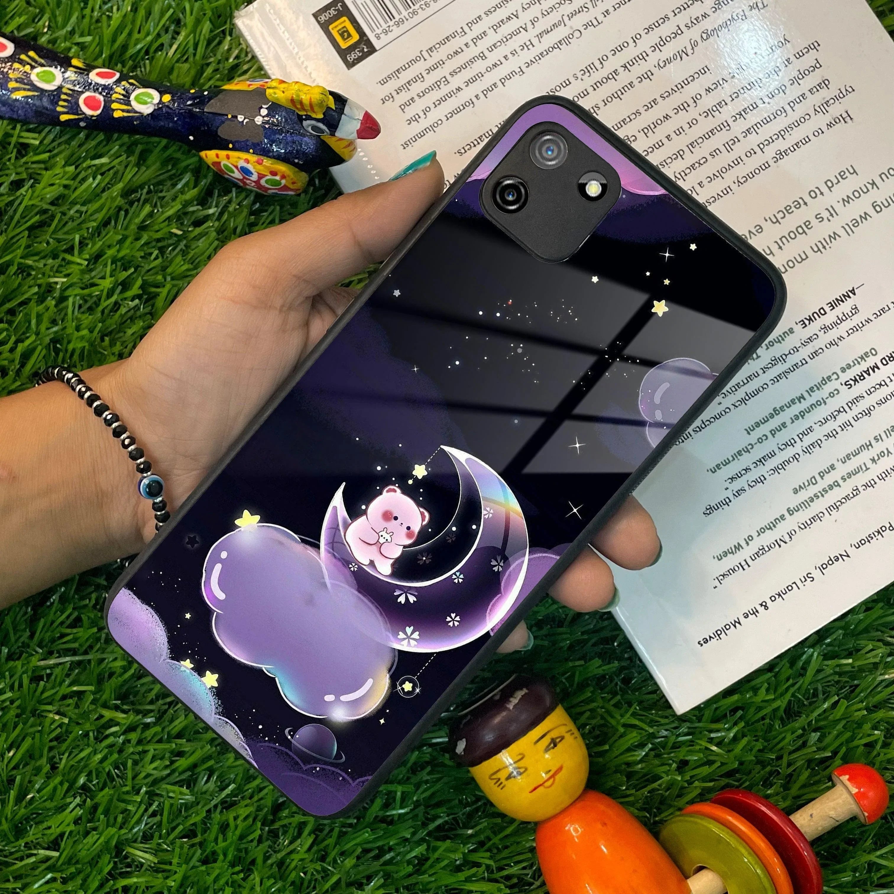 Sky Panda Design Glass Phone Case Cover For Realme/Narzo - ShopOnCliQ