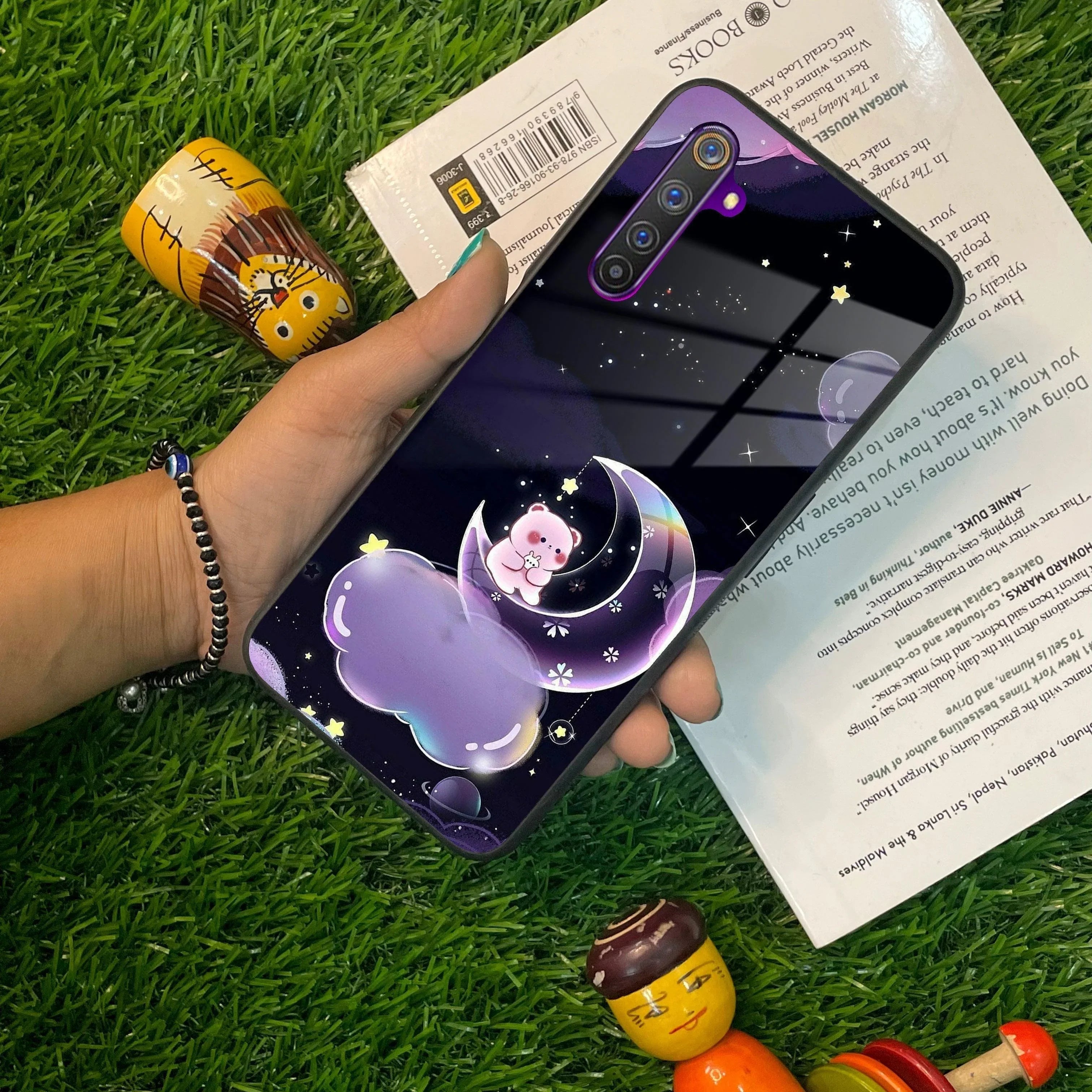 Sky Panda Design Glass Phone Case Cover For Realme/Narzo - ShopOnCliQ