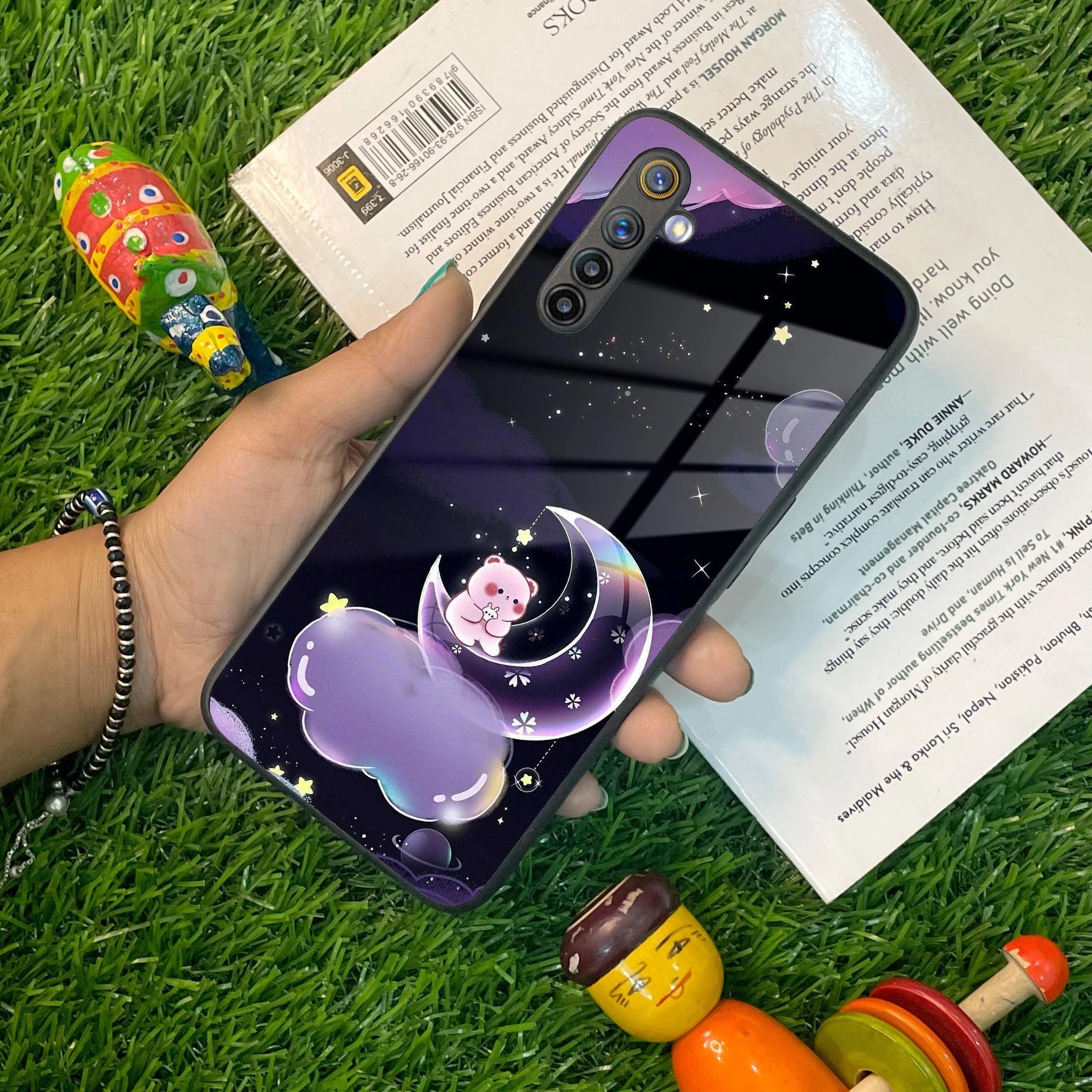 Sky Panda Design Glass Phone Case Cover For Realme/Narzo - ShopOnCliQ