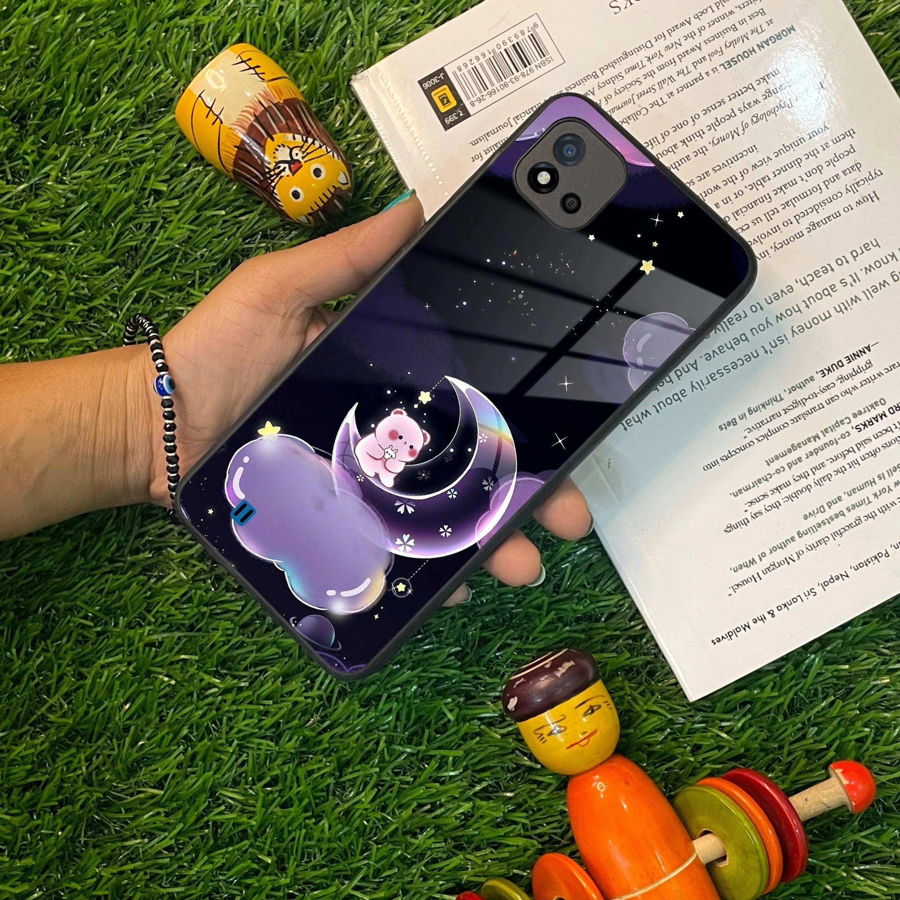 Sky Panda Design Glass Phone Case Cover For Realme/Narzo - ShopOnCliQ