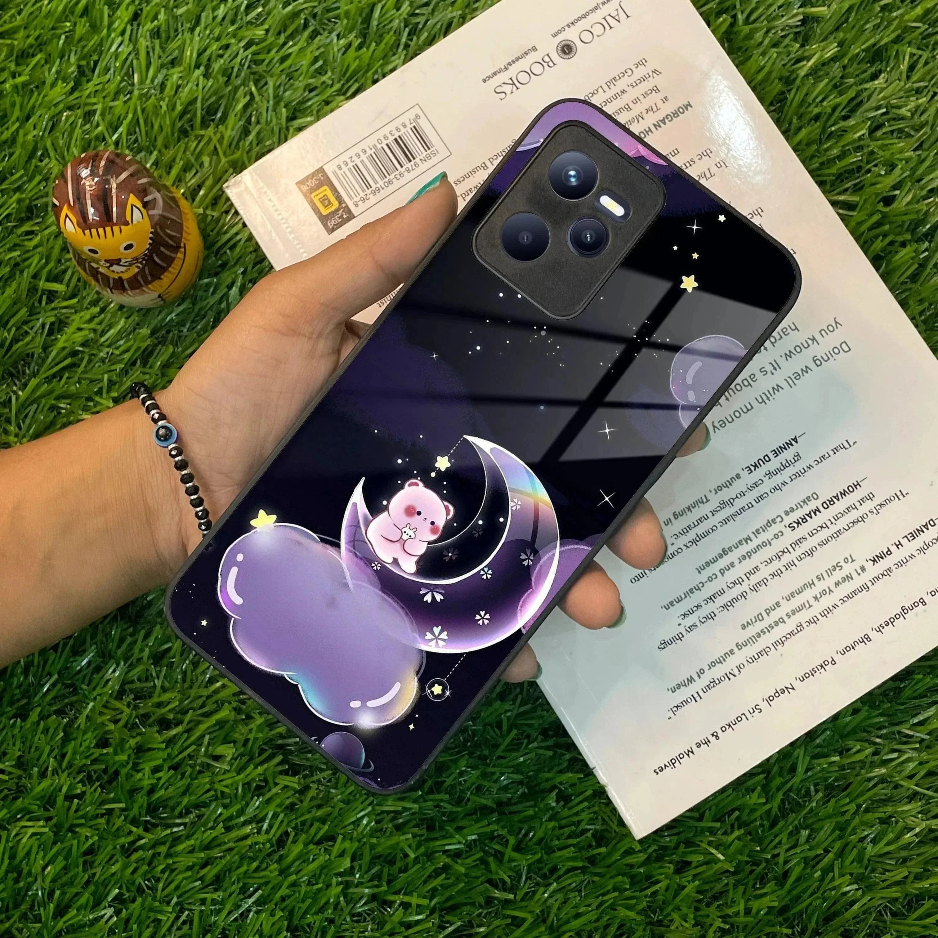 Sky Panda Design Glass Phone Case Cover For Realme/Narzo - ShopOnCliQ