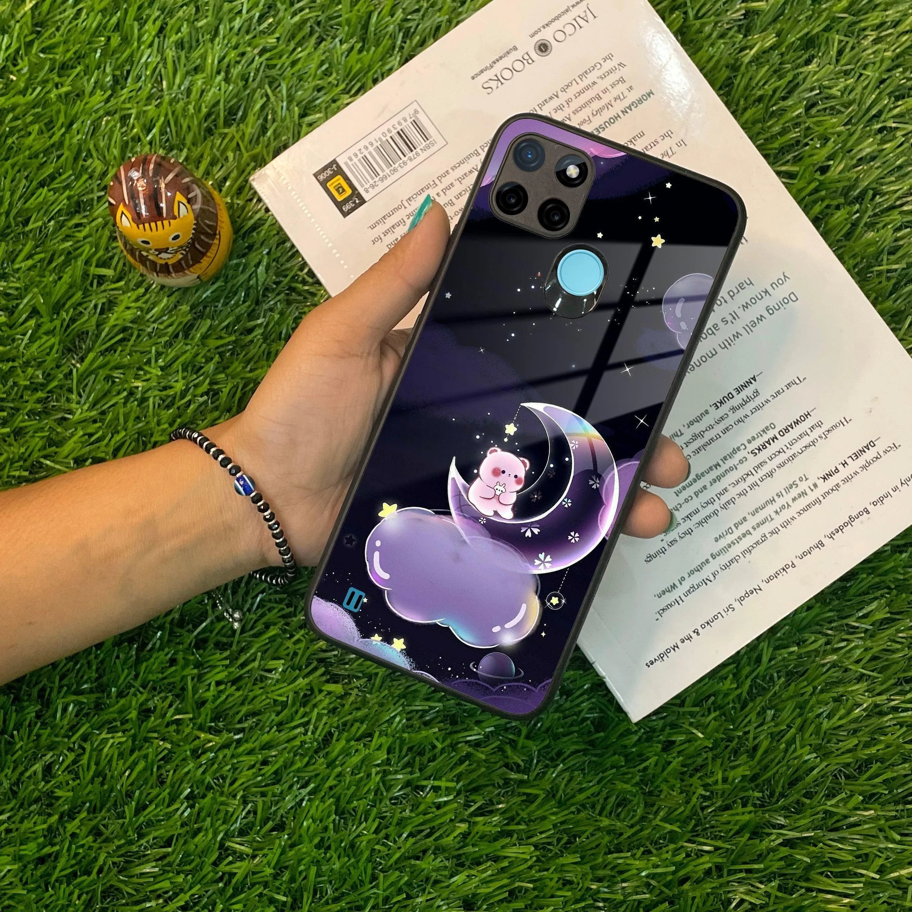 Sky Panda Design Glass Phone Case Cover For Realme/Narzo - ShopOnCliQ