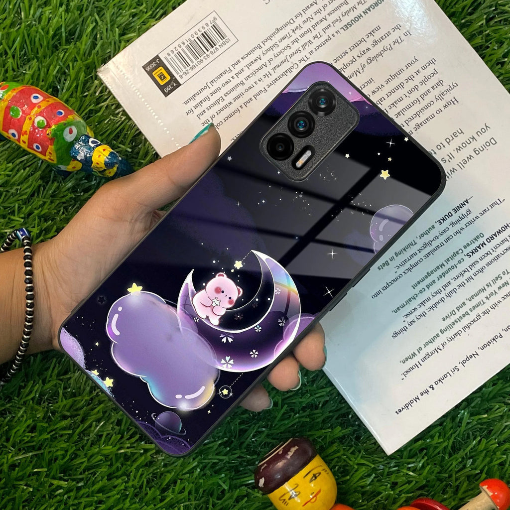 Sky Panda Design Glass Phone Case Cover For Realme/Narzo - ShopOnCliQ