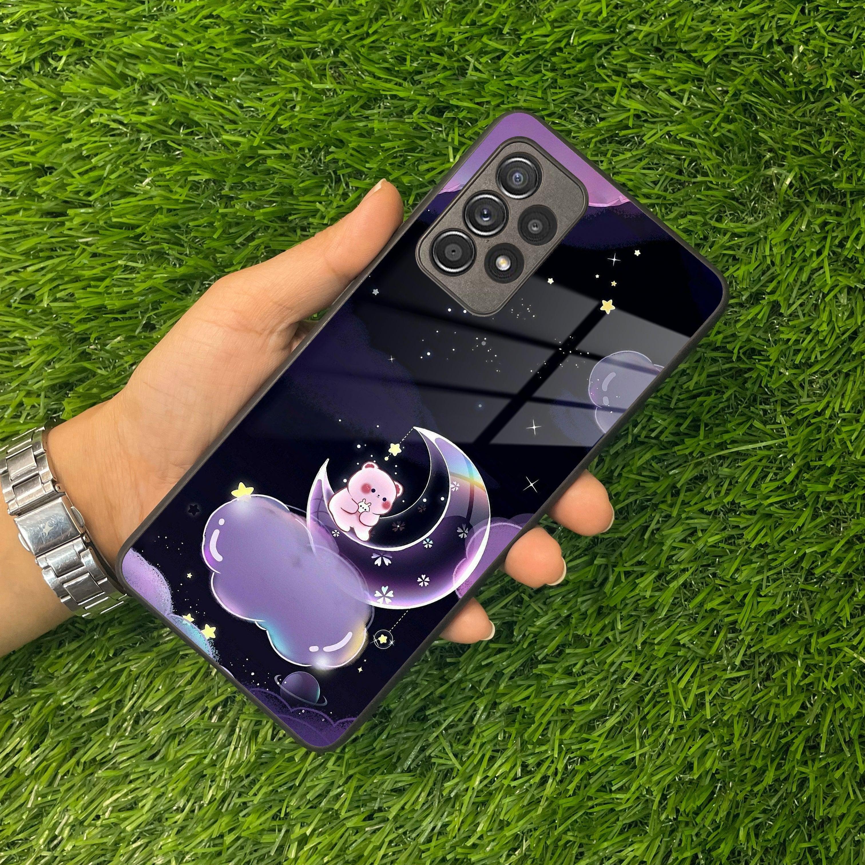 Sky Panda Design Glass Phone Case Cover For Samsung - ShopOnCliQ