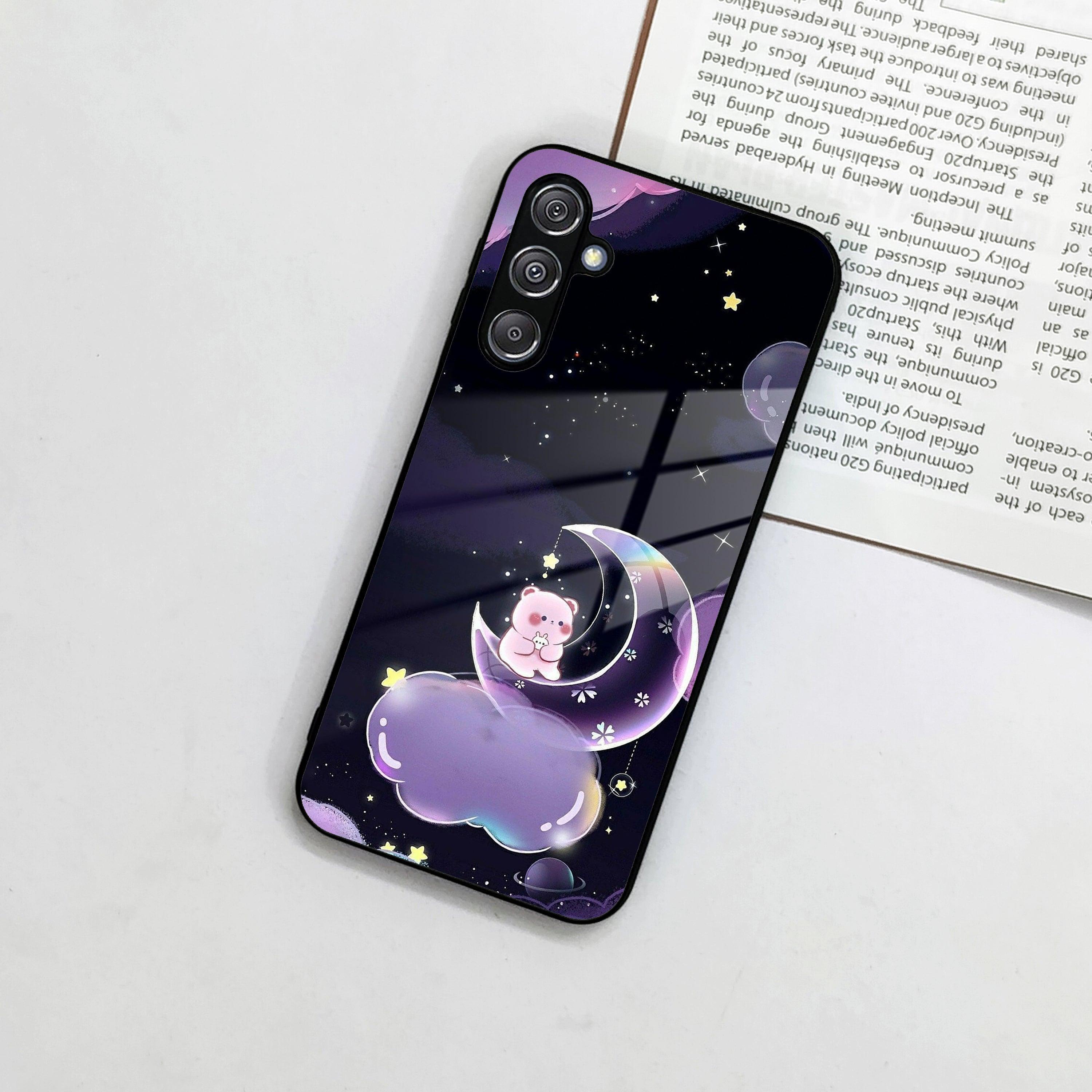 Sky Panda Design Glass Phone Case Cover For Samsung - ShopOnCliQ