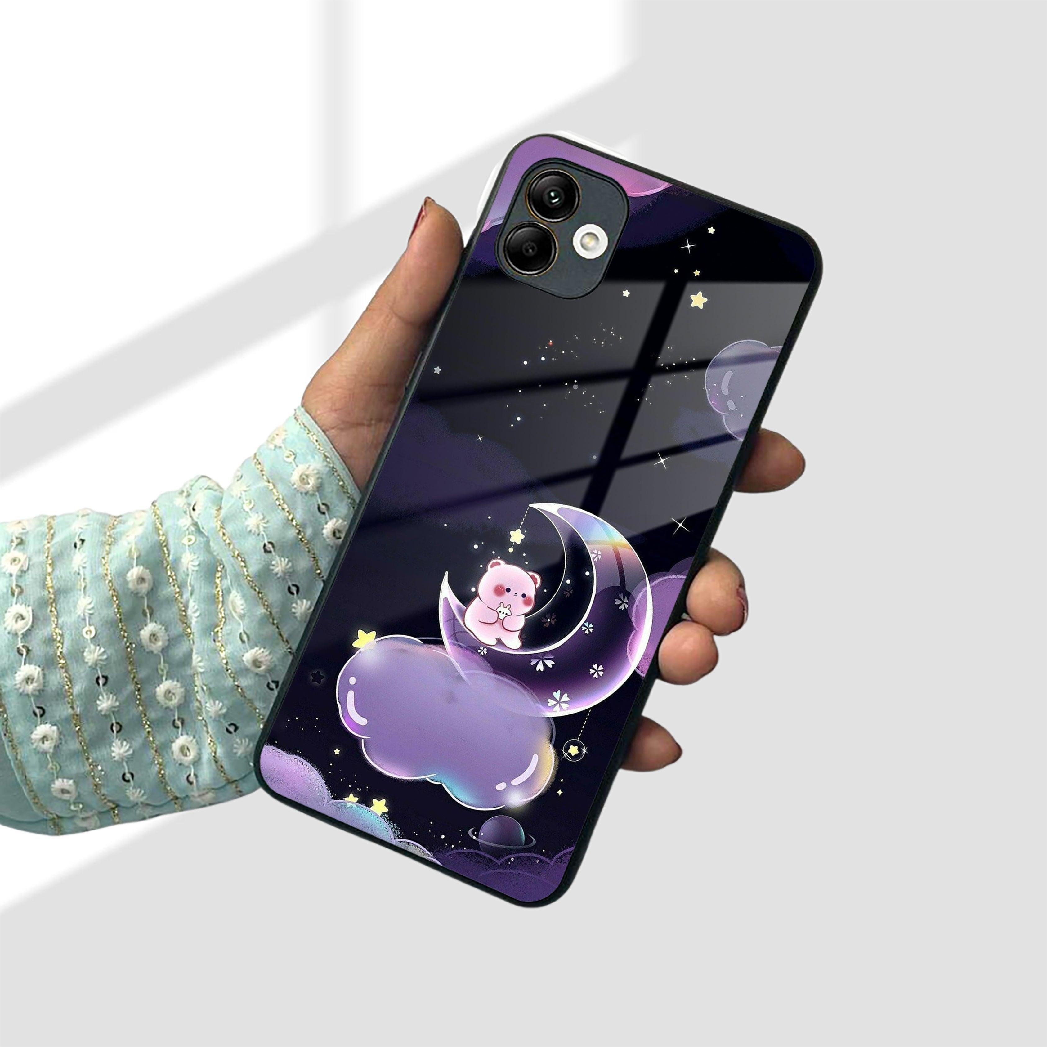 Sky Panda Design Glass Phone Case Cover For Samsung - ShopOnCliQ