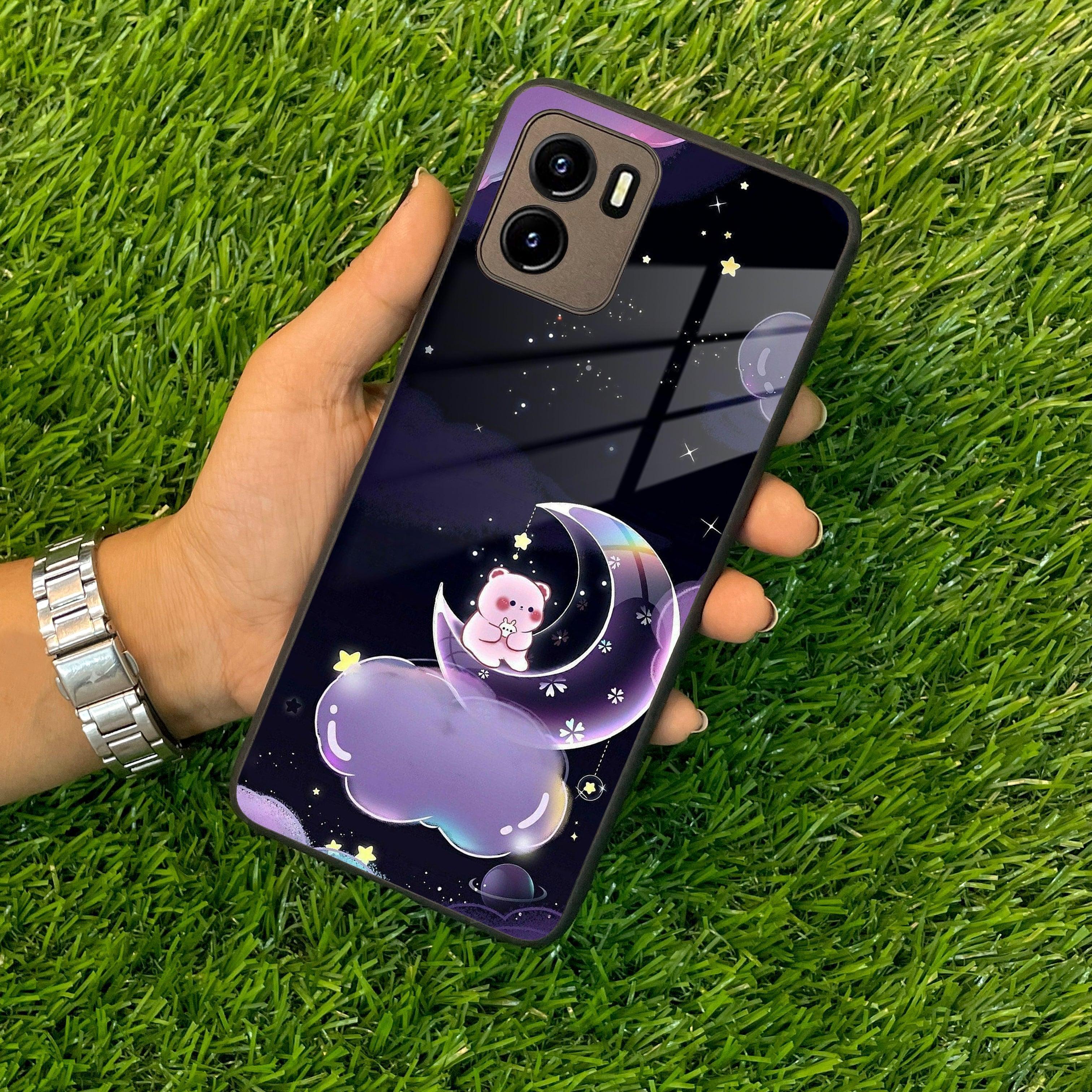 Sky Panda Design Glass Phone Case Cover For Vivo - ShopOnCliQ