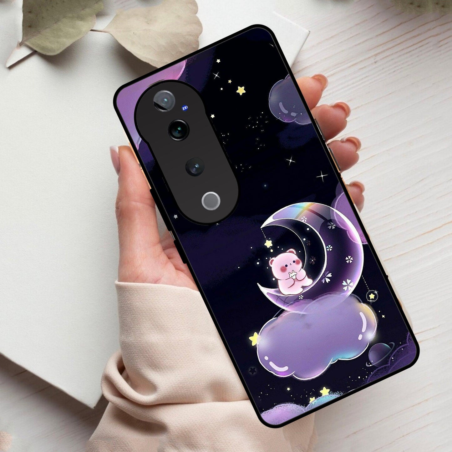 Sky Panda Design Glass Phone Case Cover For Vivo ShopOnCliQ