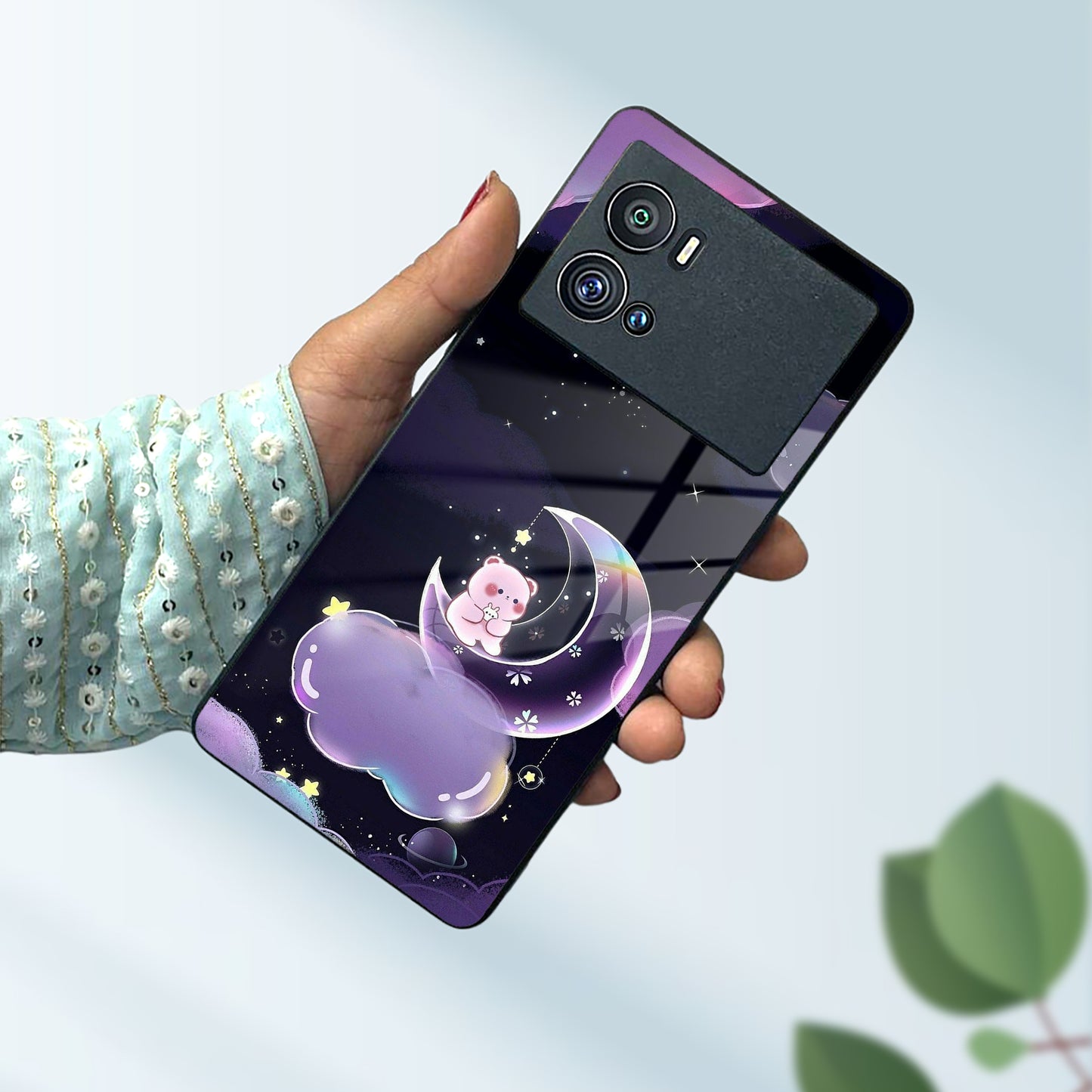 Sky Panda Design Glass Phone Case Cover For Vivo ShopOnCliQ