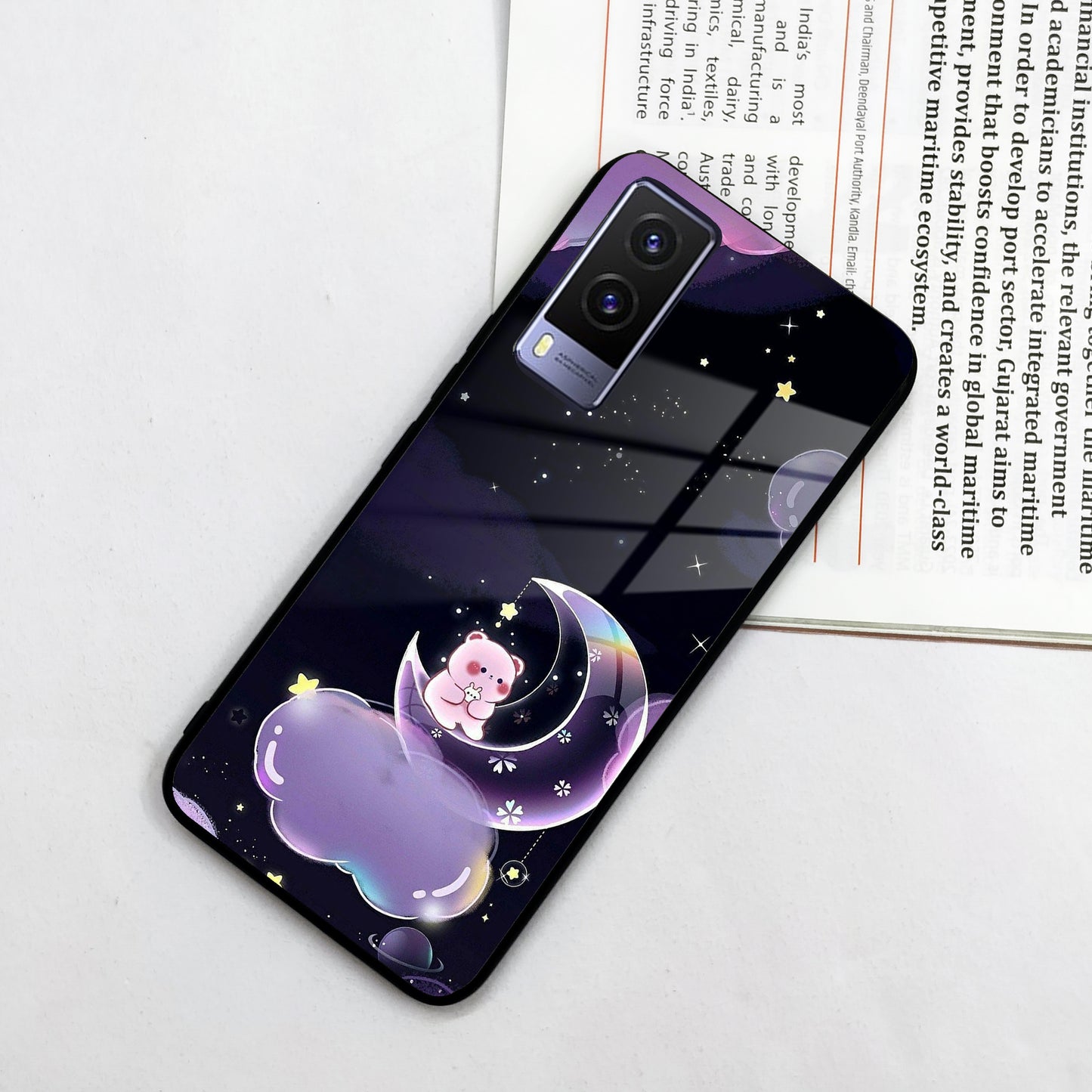 Sky Panda Design Glass Phone Case Cover For Vivo ShopOnCliQ