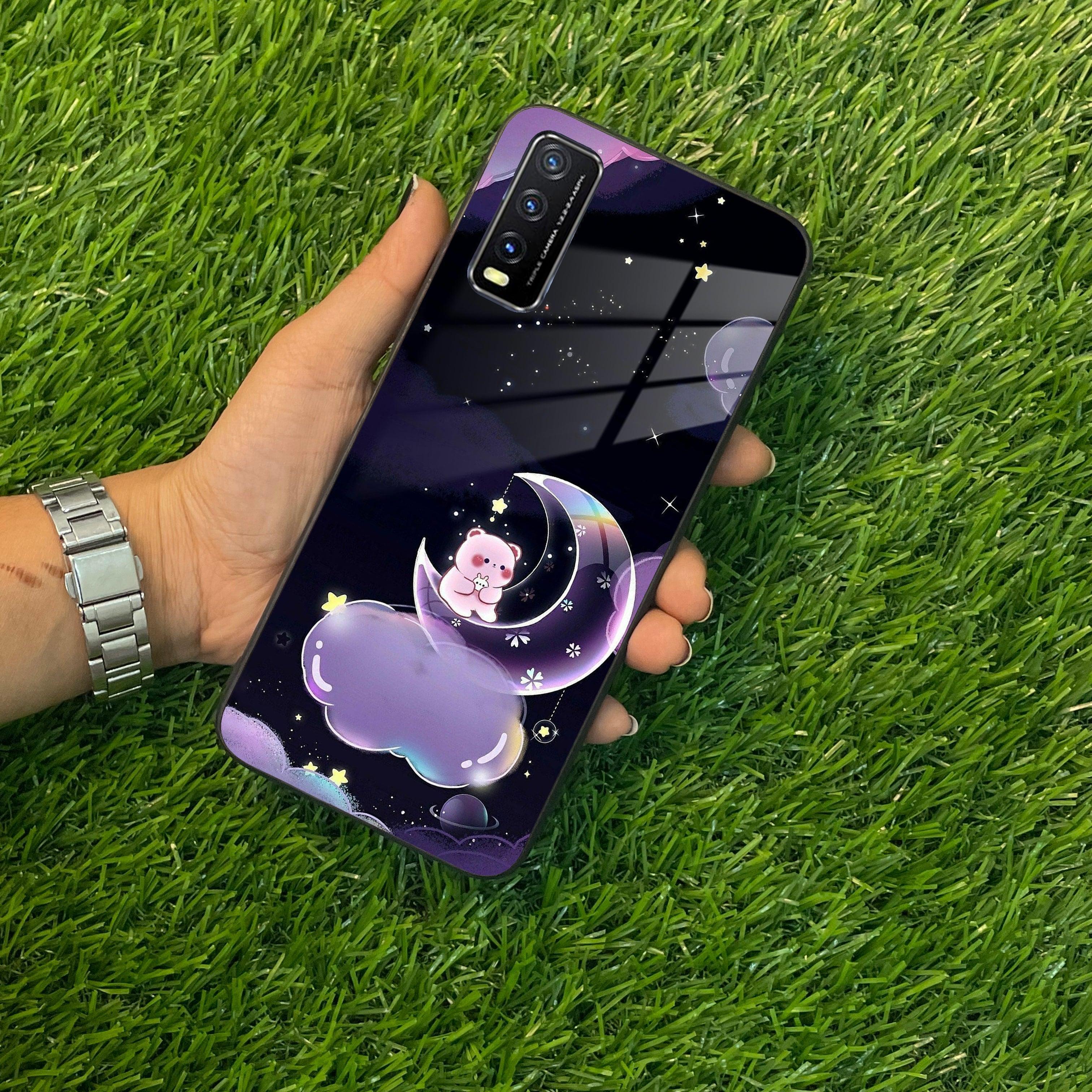 Sky Panda Design Glass Phone Case Cover For Vivo - ShopOnCliQ