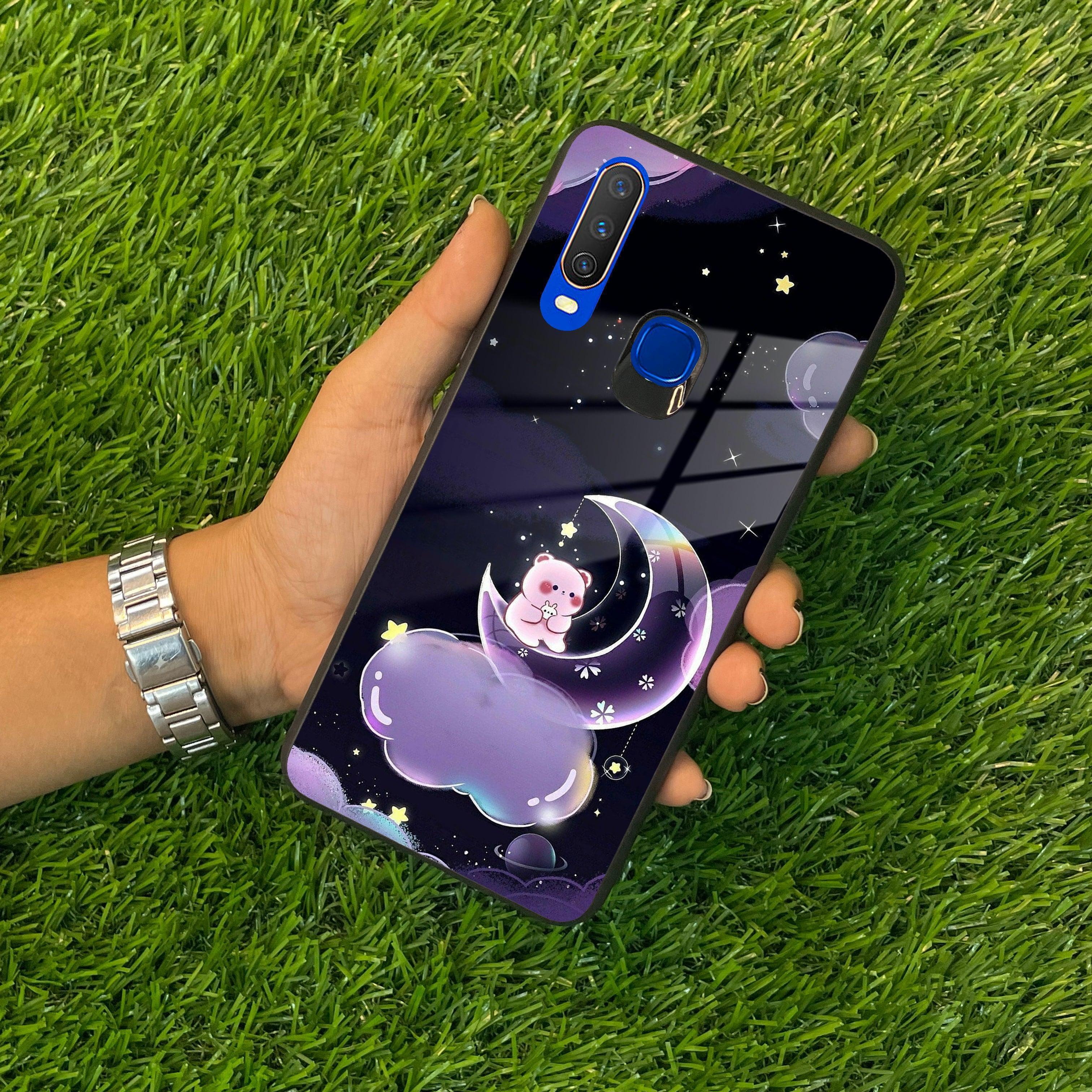 Sky Panda Design Glass Phone Case Cover For Vivo - ShopOnCliQ