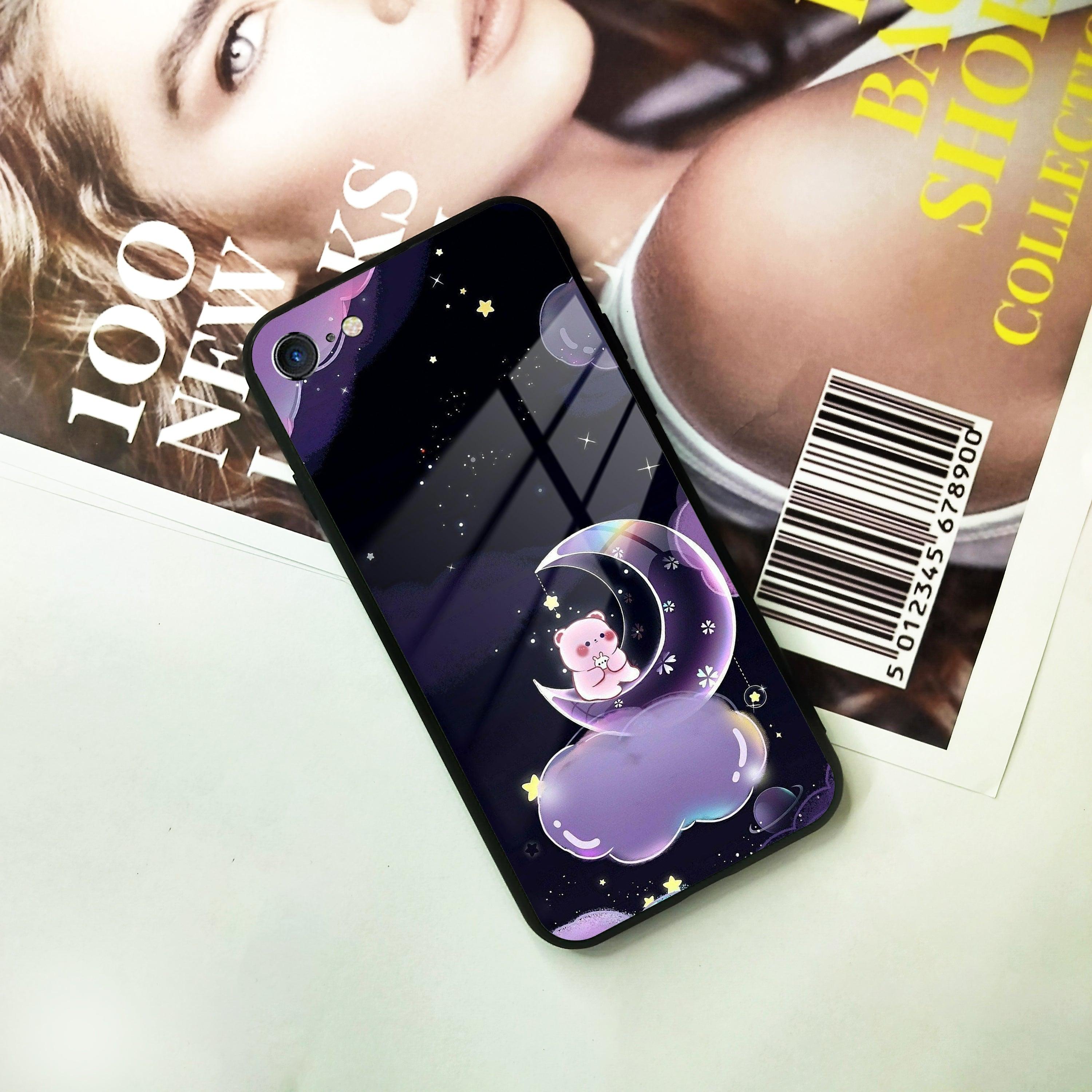 Sky Panda Design Glass Phone Case Cover For iPhone - ShopOnCliQ
