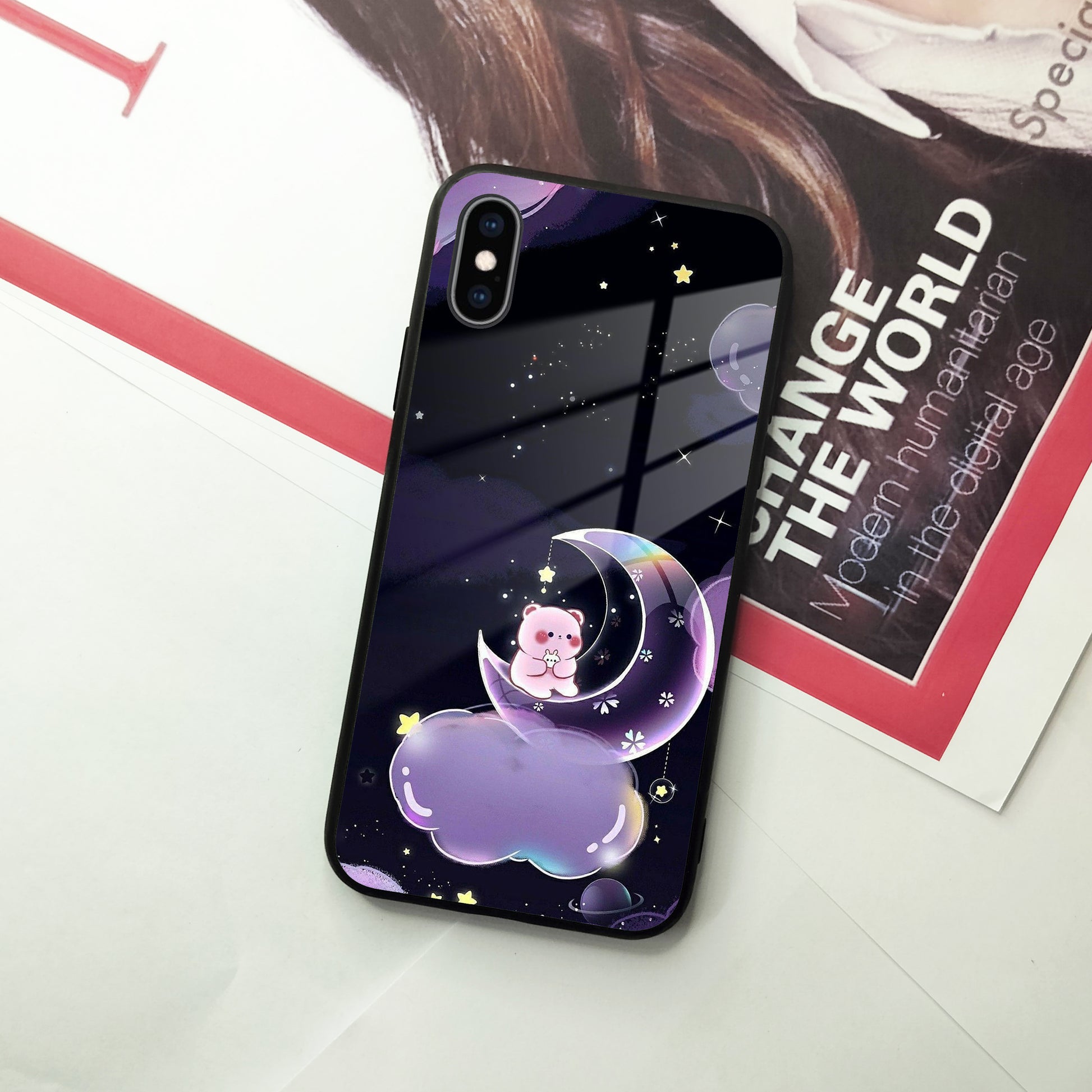 Sky Panda Design Glass Phone Case Cover For iPhone ShopOnCliQ