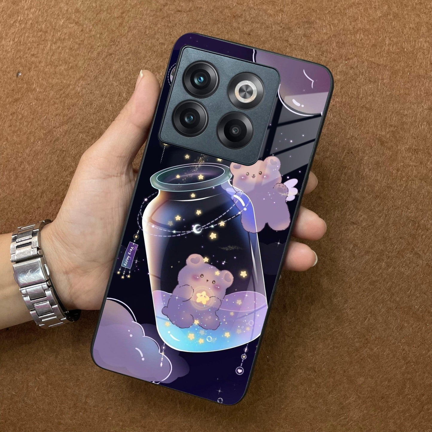 Sky Panda Design Glass Phone Case Cover V2 For OnePlus