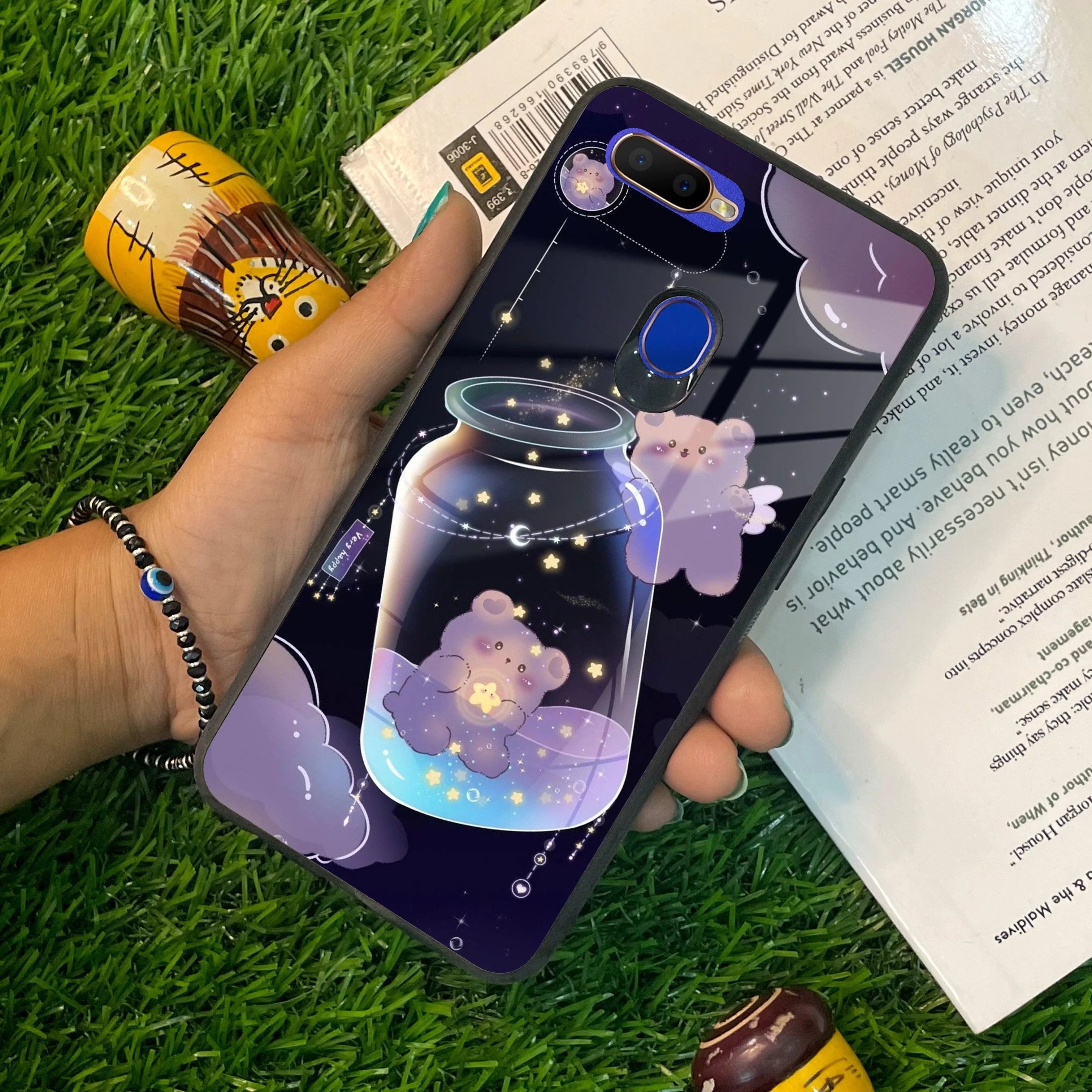 Sky Panda Design Glass Phone Case Cover V2 For Oppo - ShopOnCliQ