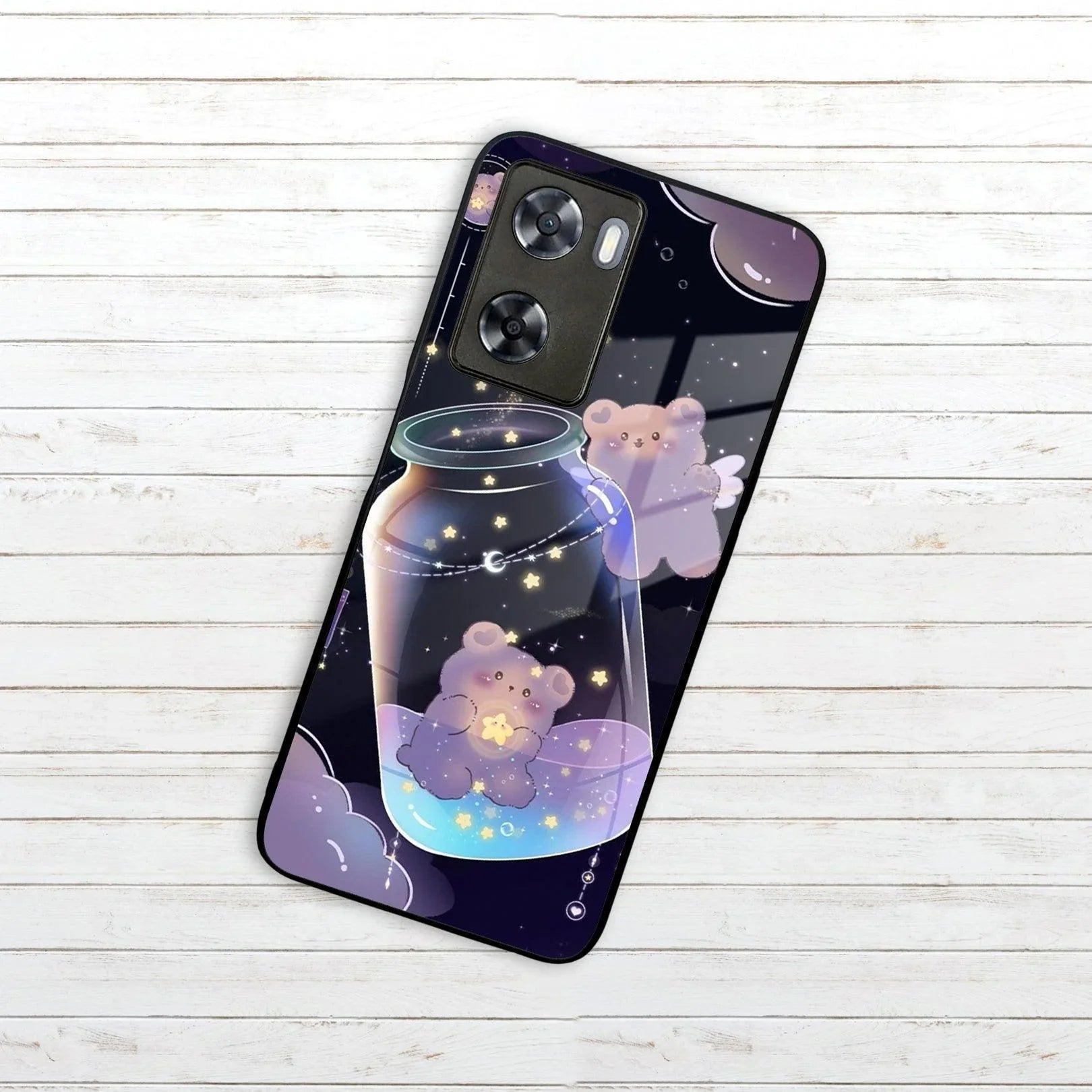 Sky Panda Design Glass Phone Case Cover V2 For Oppo - ShopOnCliQ