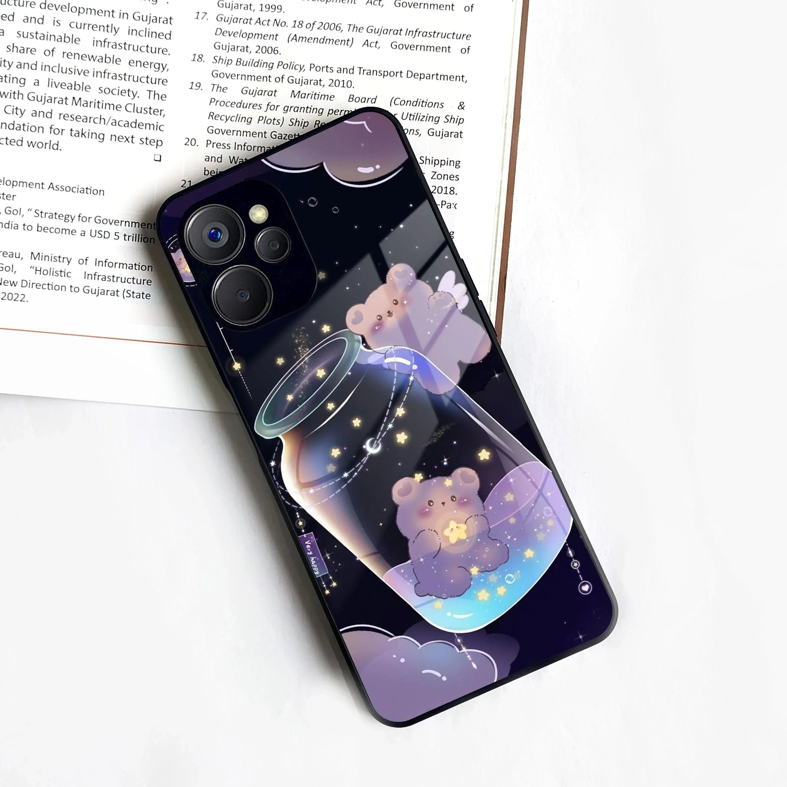 Sky Panda Design Glass Phone Case Cover V2 For Realme/Narzo - ShopOnCliQ
