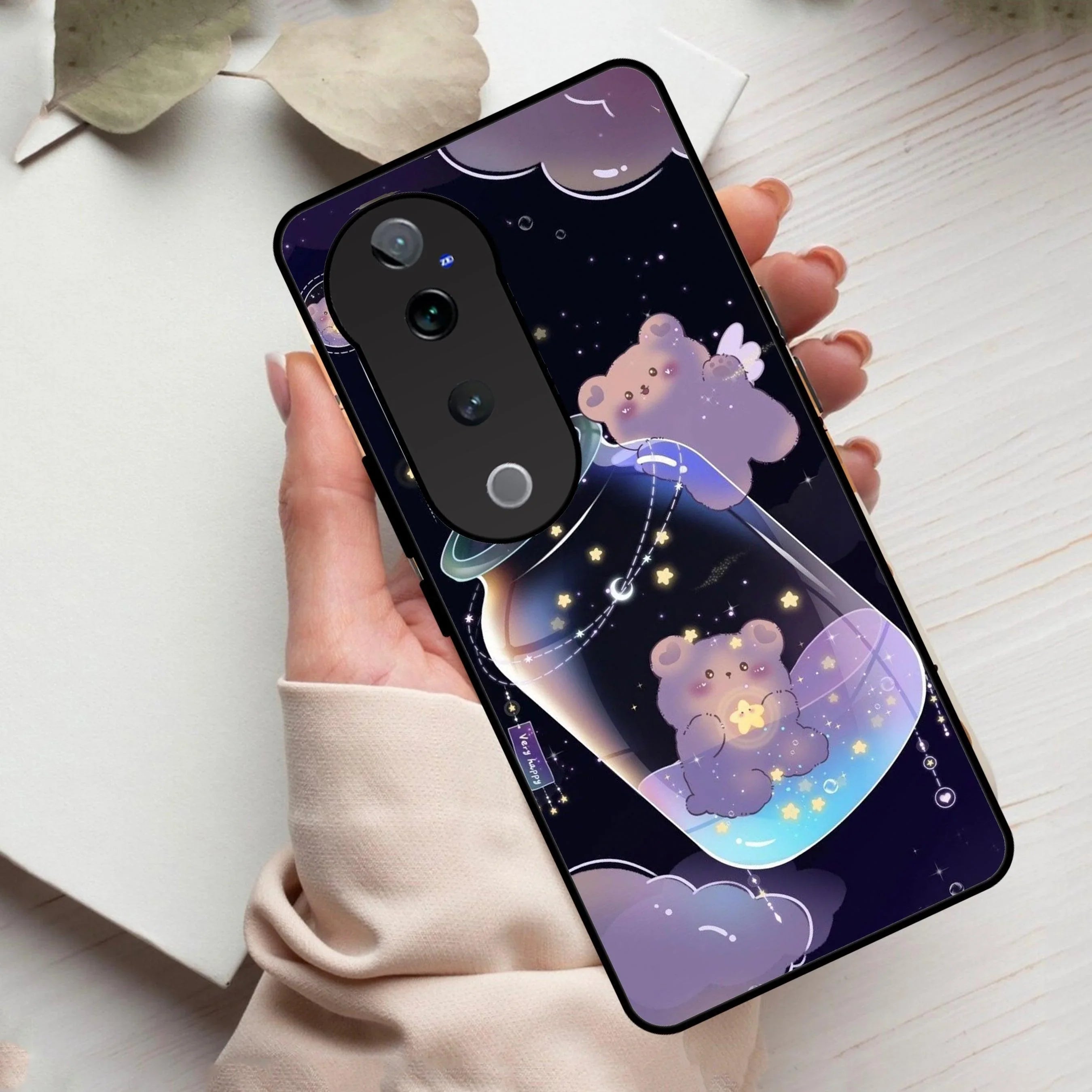 Sky Panda Design Glass Phone Case Cover V2 For Vivo - ShopOnCliQ