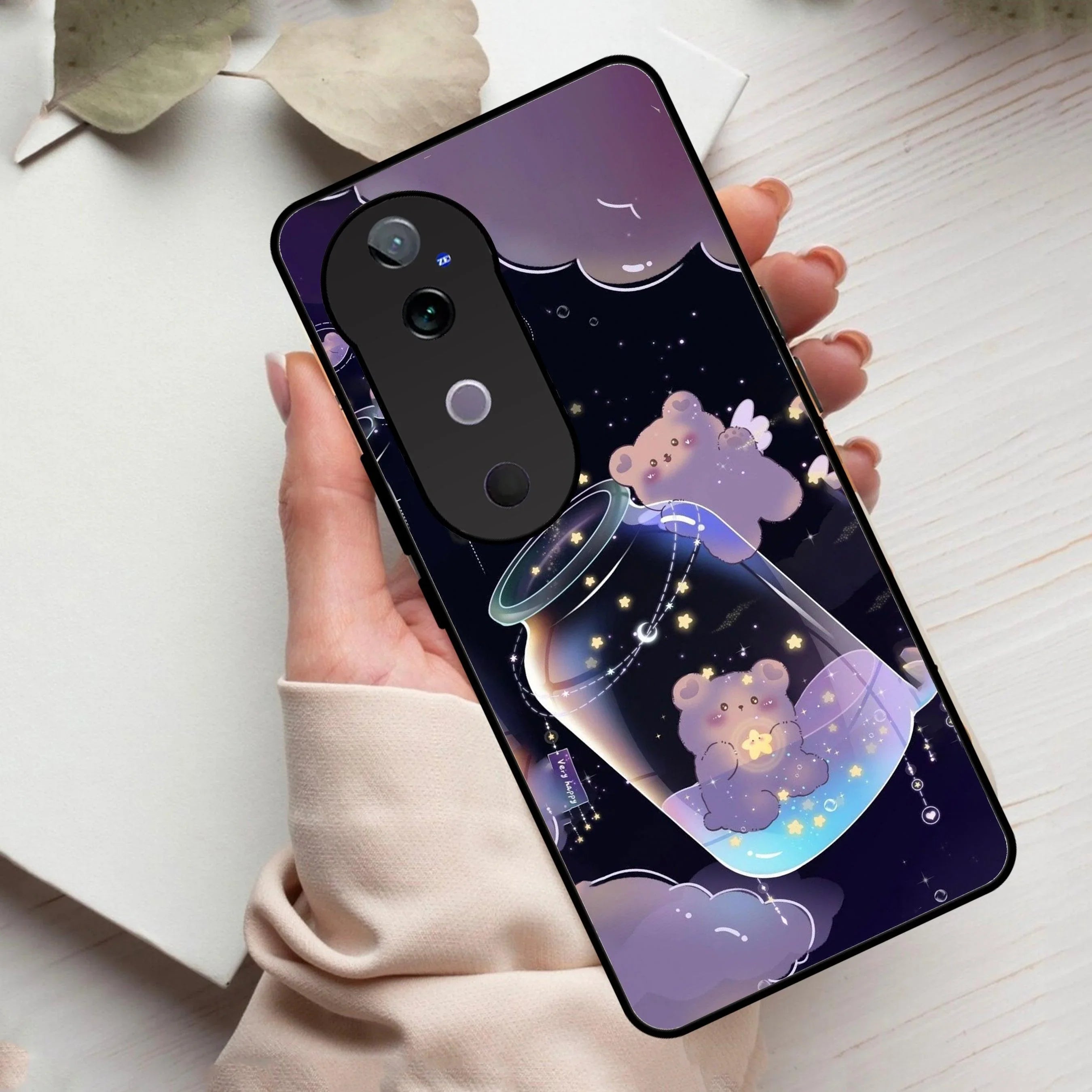 Sky Panda Design Glass Phone Case Cover V2 For Vivo - ShopOnCliQ