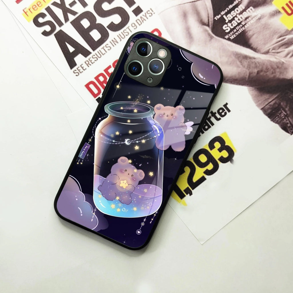 Sky Panda Design Glass Phone Case Cover V2 For iPhone - ShopOnCliQ