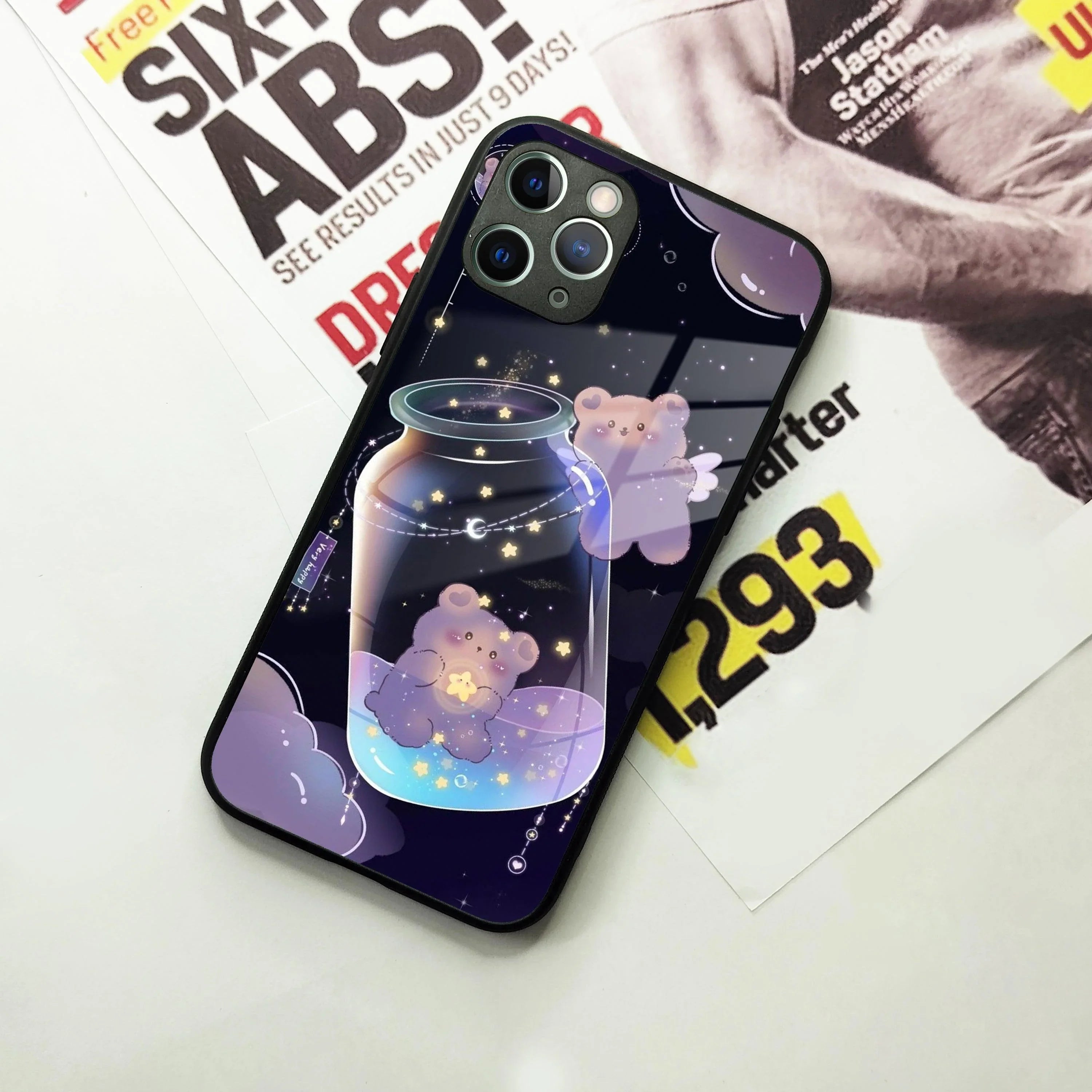 Sky Panda Design Glass Phone Case Cover V2 For iPhone - ShopOnCliQ