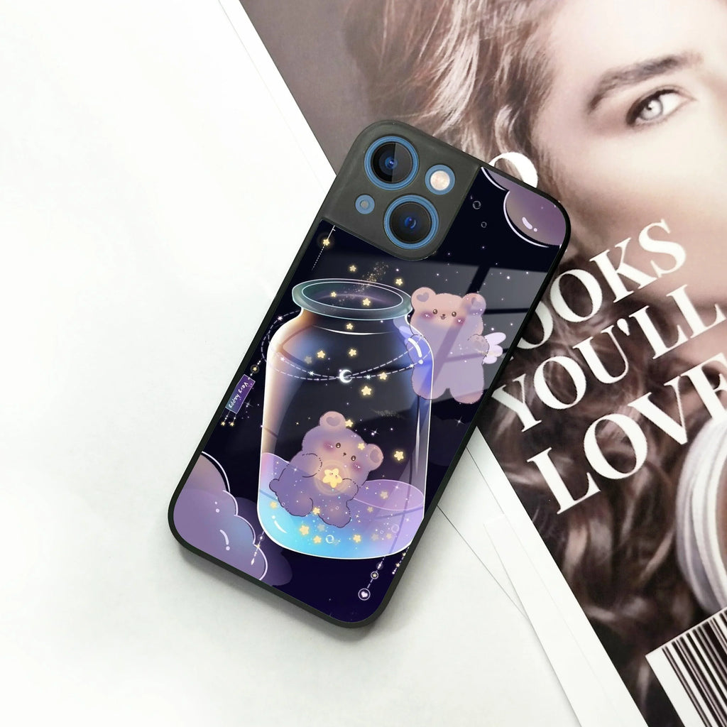 Sky Panda Design Glass Phone Case Cover V2 For iPhone - ShopOnCliQ